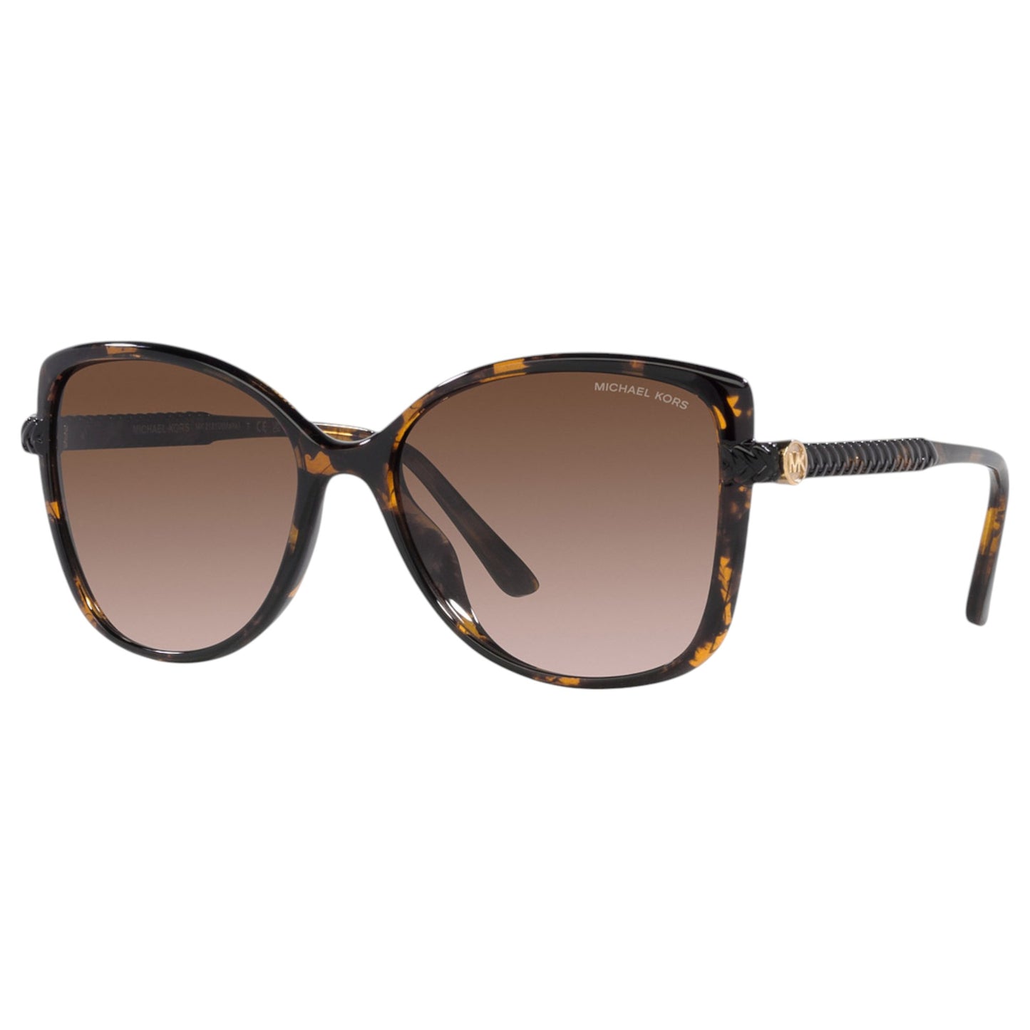 Womens Michael Kors Malta MK2181U Sunglasses Dark Tortoise/Brown