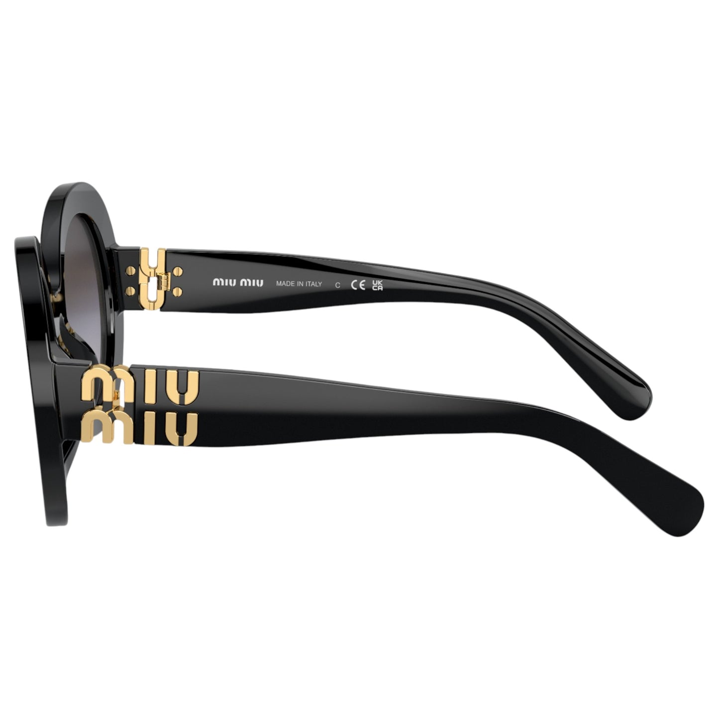 Womens Miu Miu MU11YS Sunglasses Black/Grey