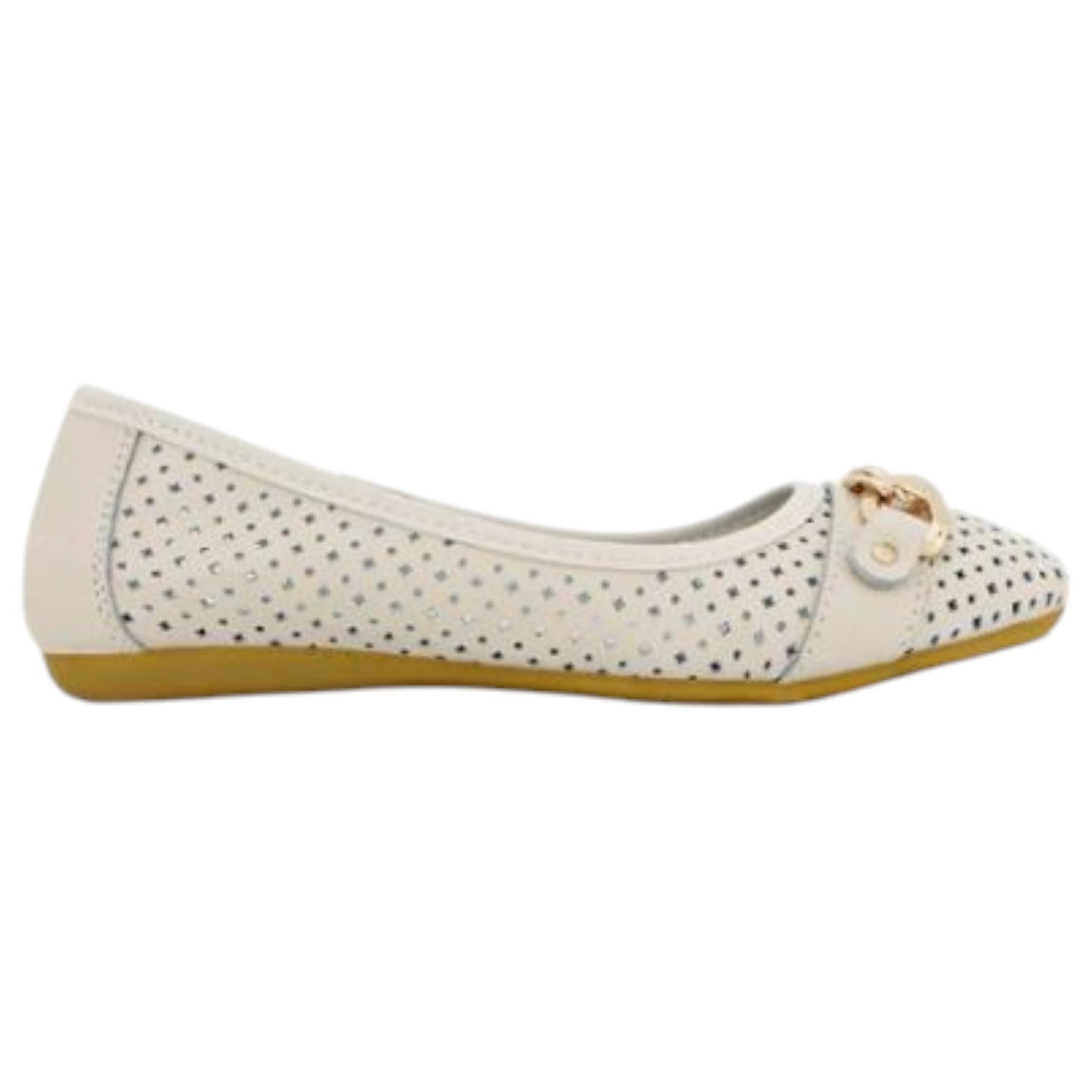 Womens Natural Comfort Rain Flats Nude