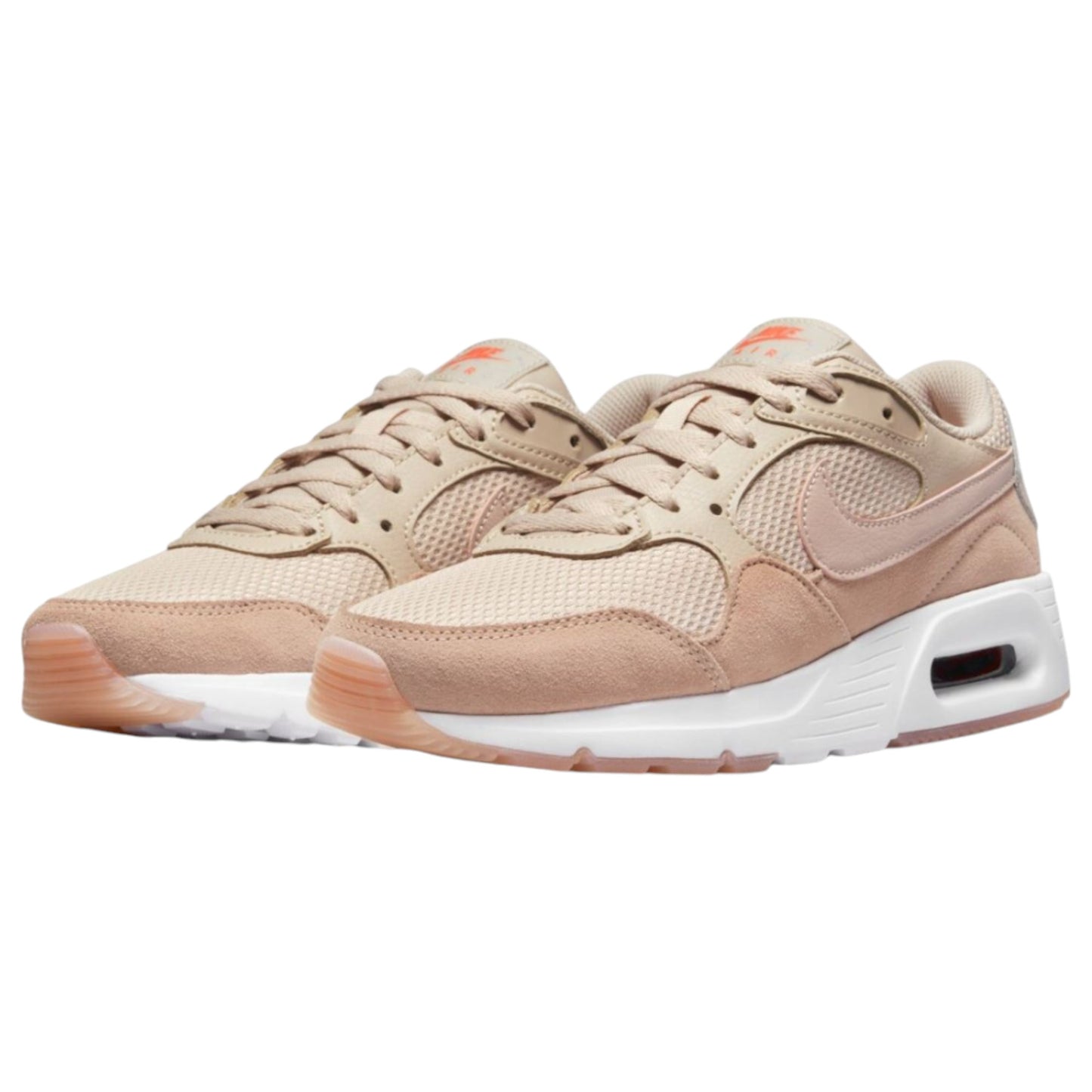 Womens Nike Air Max SC Shoes Fossil Stone/Pink Oxford