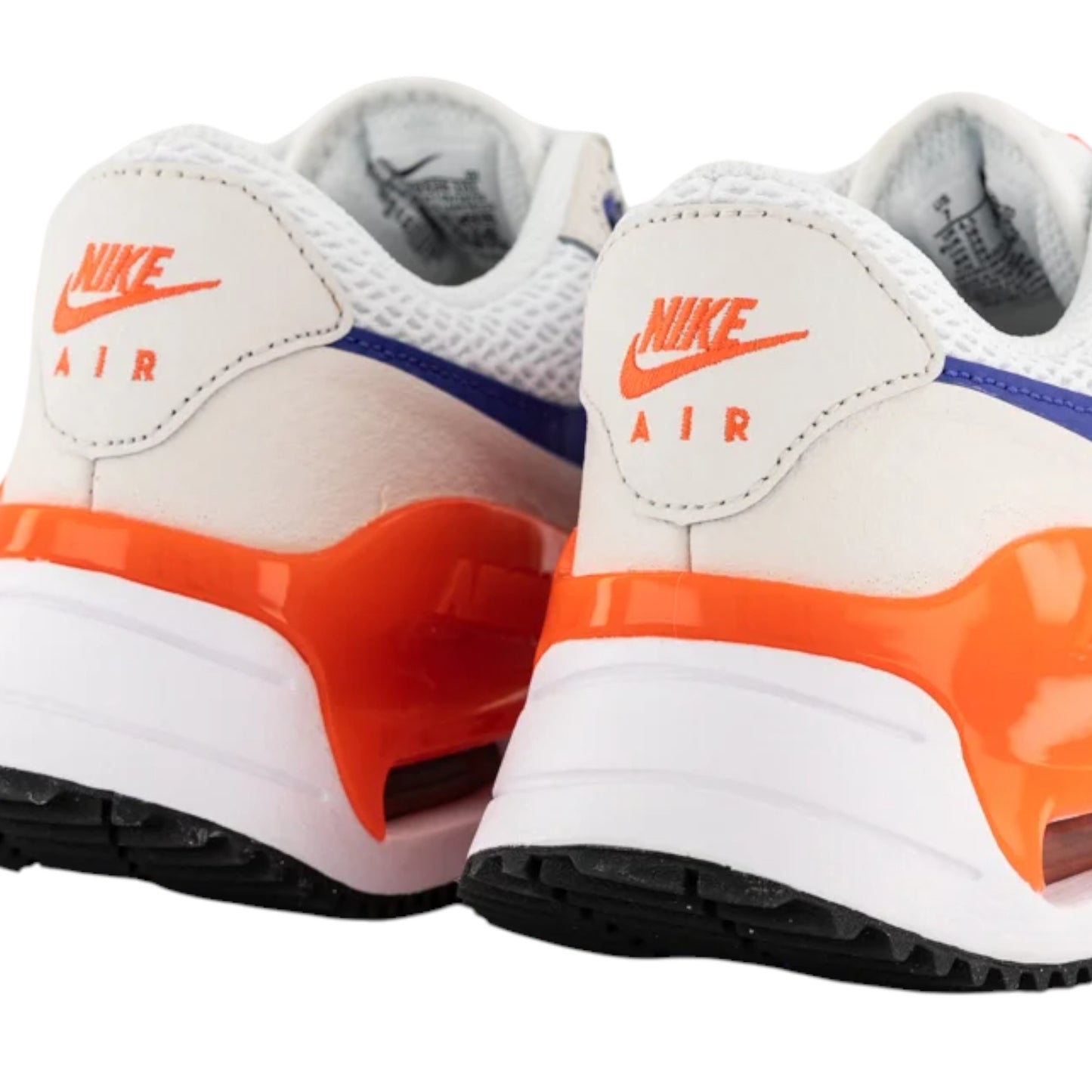 Womens Nike Air Max SYSTM Shoes White/ Bright Crimson