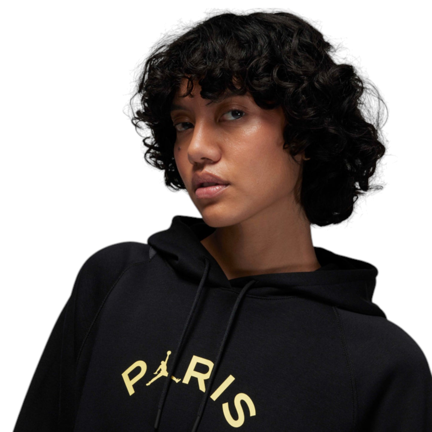 Womens Nike Jordan Paris Saint-Germain Brooklyn Fleece Sportswear Hoodie Black