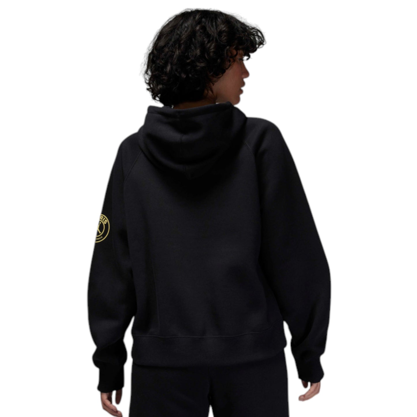 Womens Nike Jordan Paris Saint-Germain Brooklyn Fleece Sportswear Hoodie Black