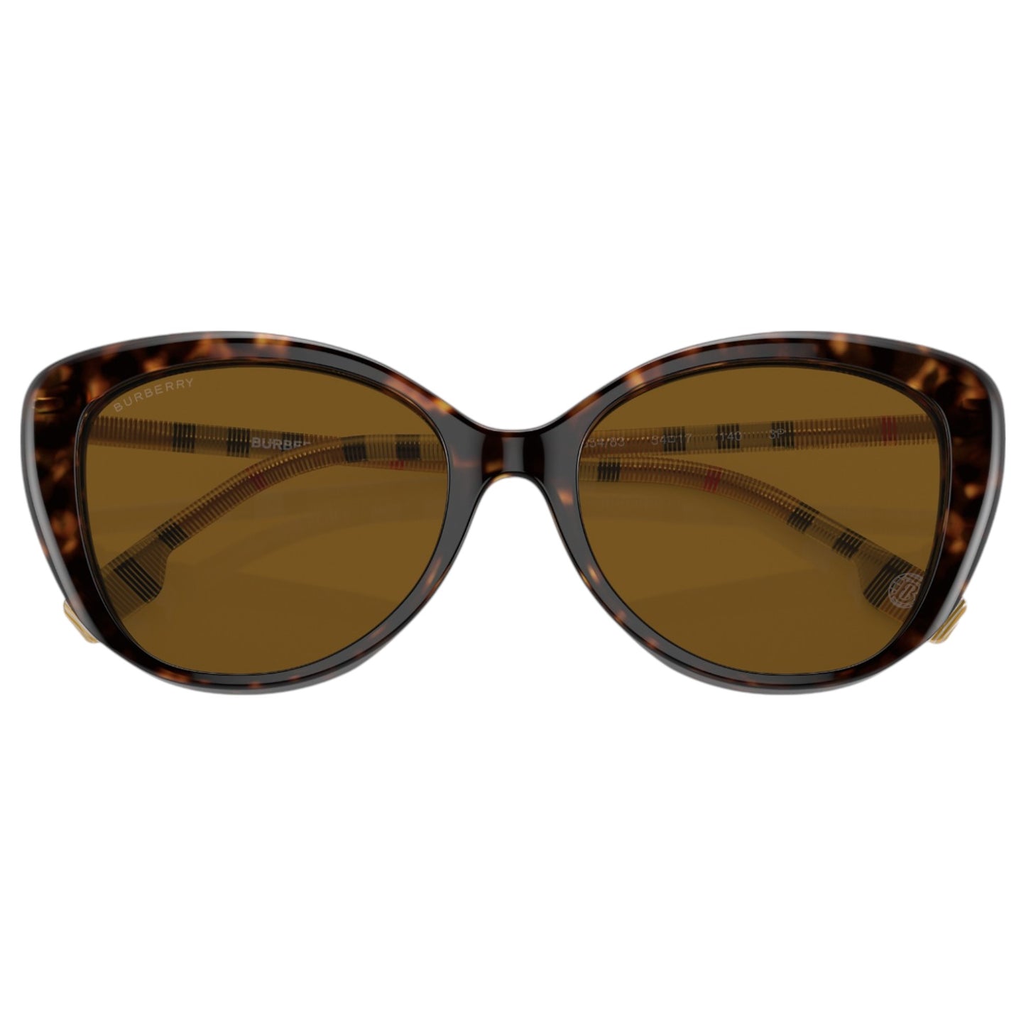 Womens Burberry BE4407 Polarized Sunglasses Dark Havana/Brown
