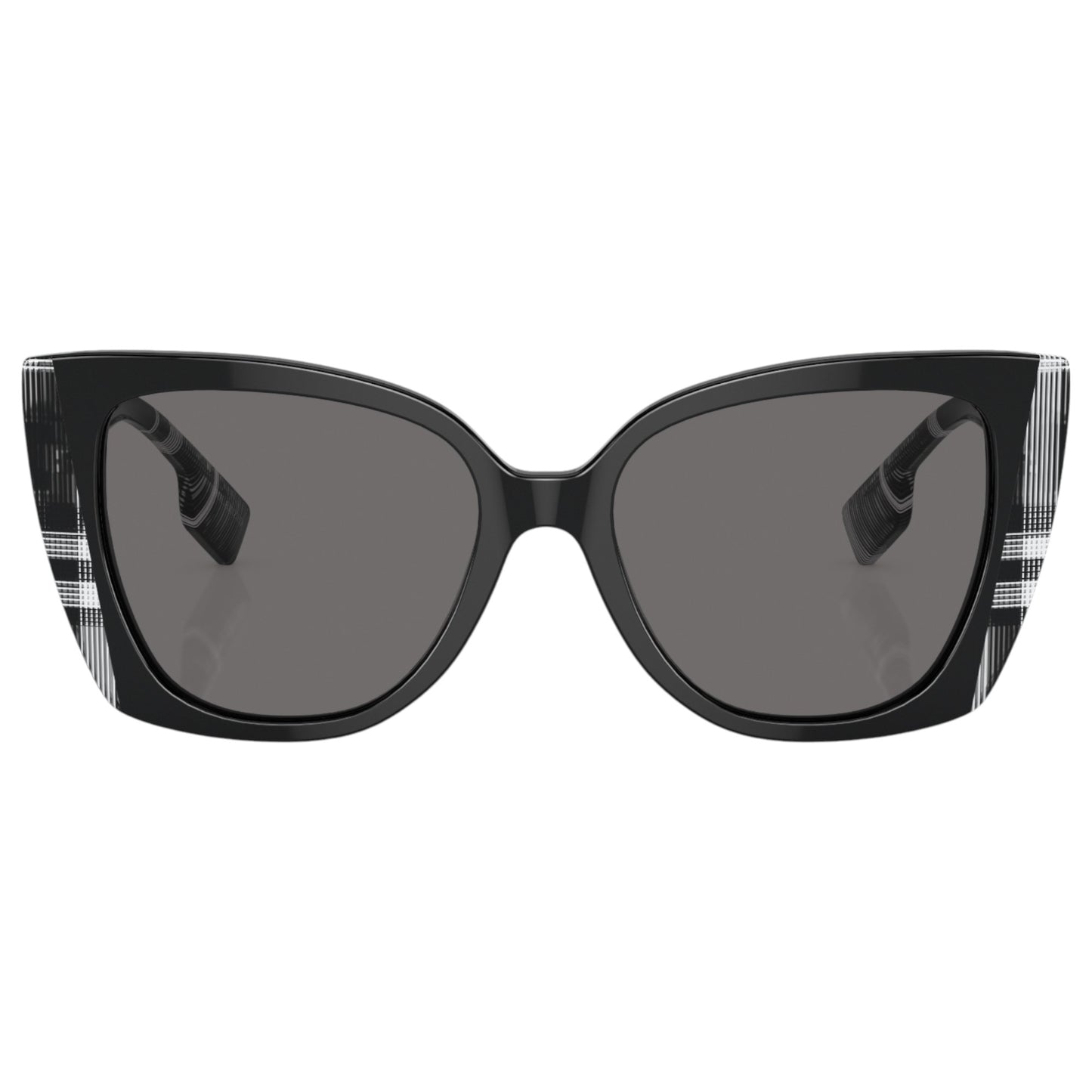 Womens Burberry Meryl BE4393 Polarized Sunglasses Black/Check White