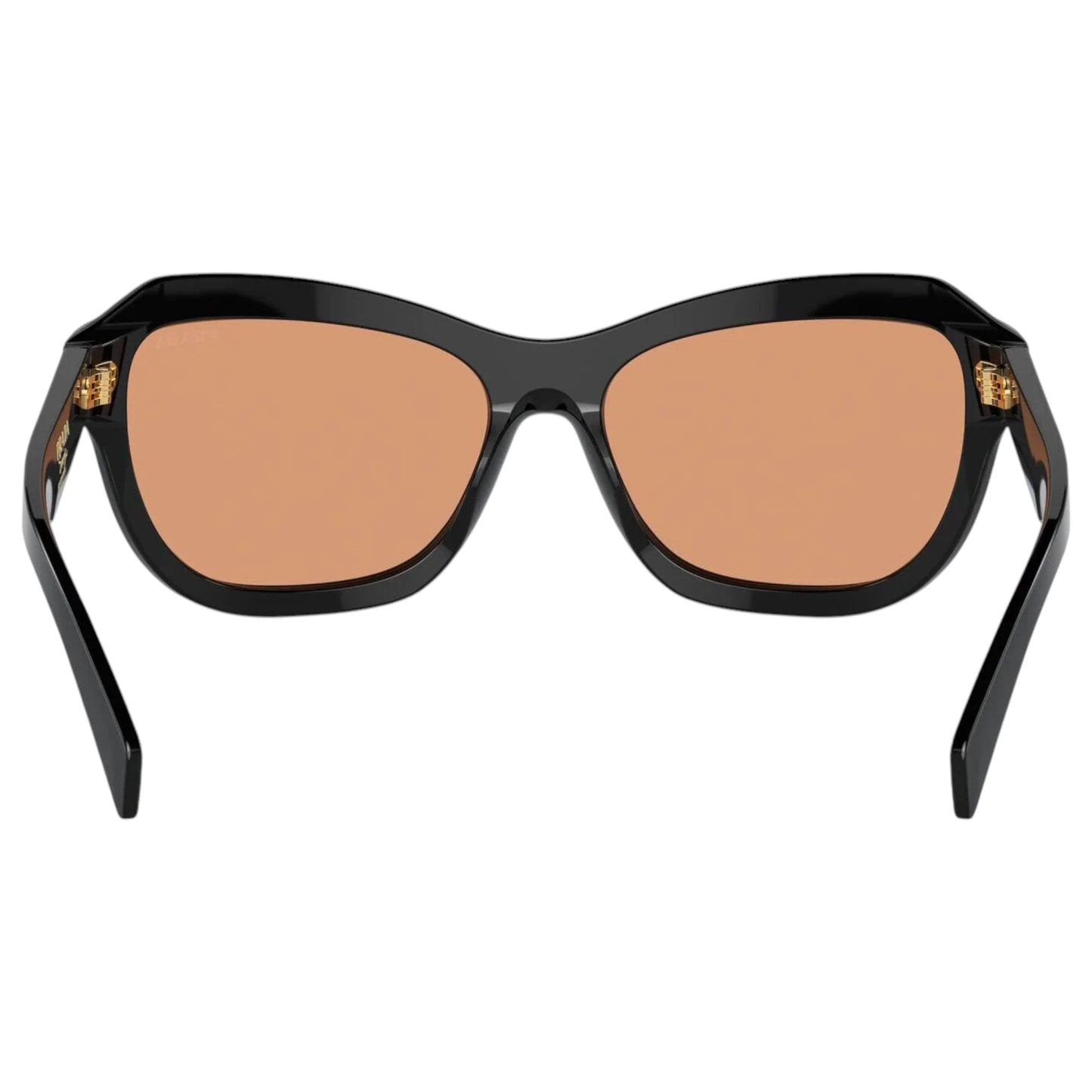 Womens Prada PRA27S Sunglasses Black/Orange