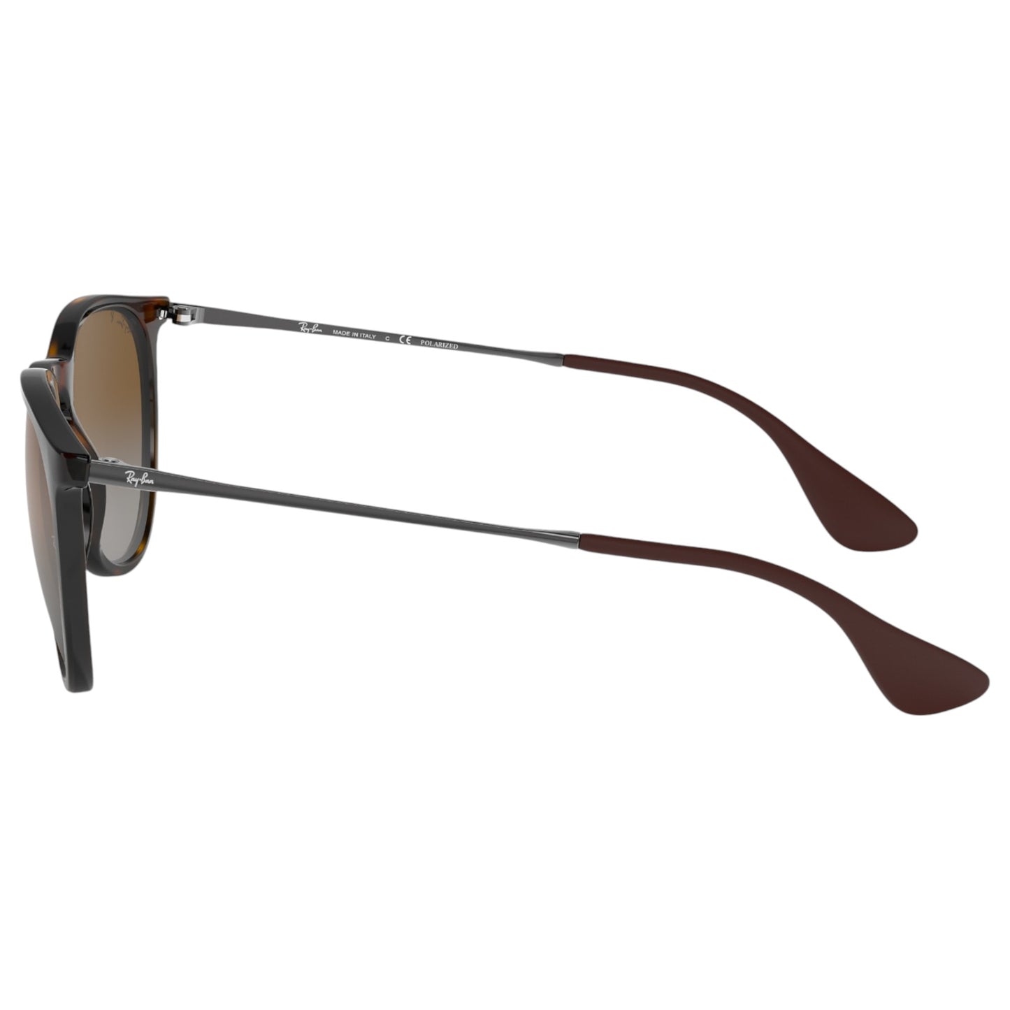 Womens Ray-Ban Erika Classic RB4171 Polarized Sunglasses Light Havana/ Brown