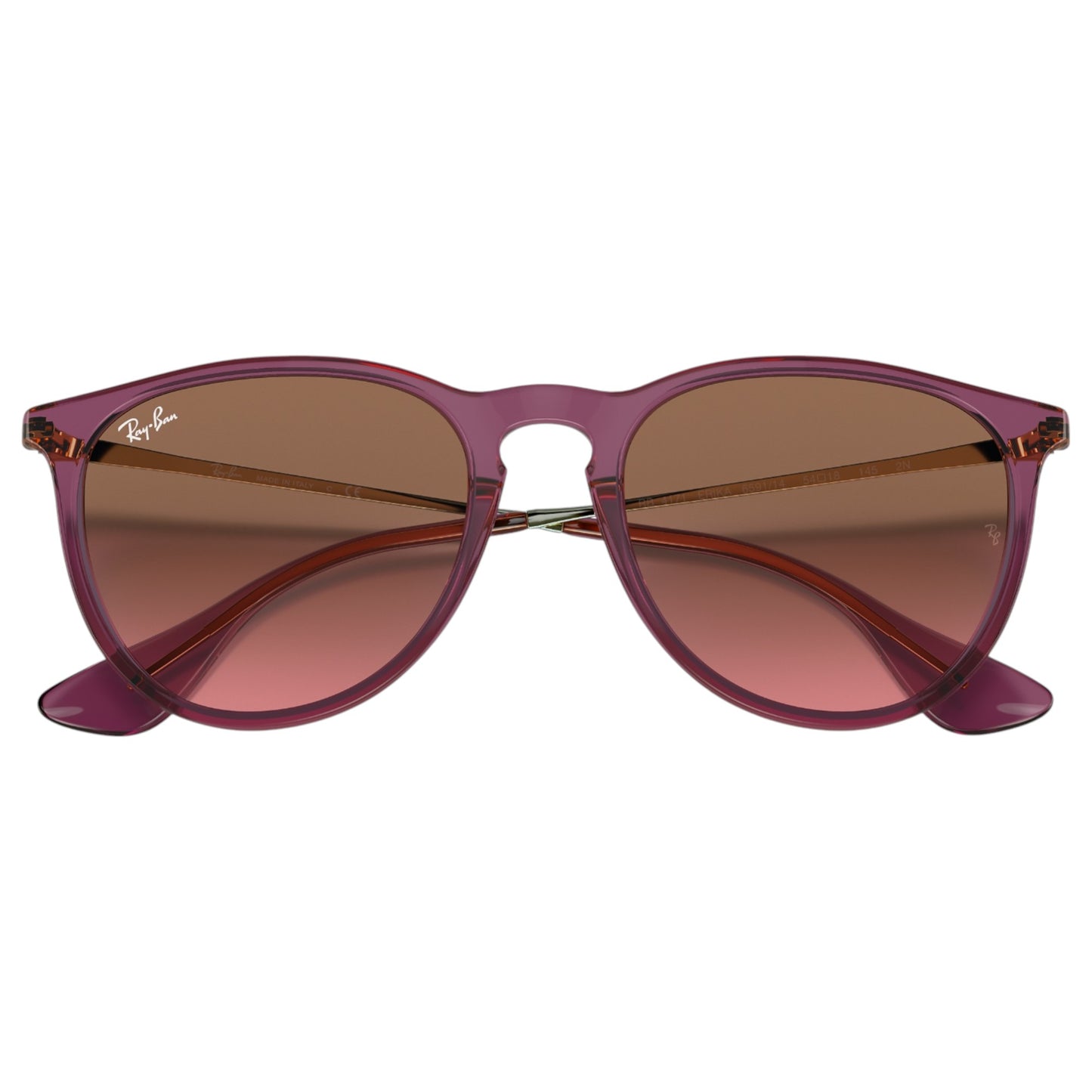 Womens Ray-Ban Erika Classic RB4171 Sunglasses Transparent Violet