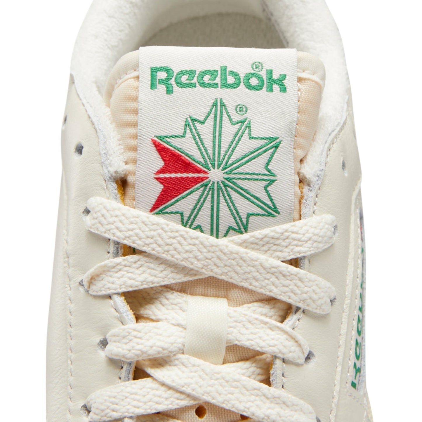 Womens Reebok Club C 85 Vintage Shoes Chalk/Green