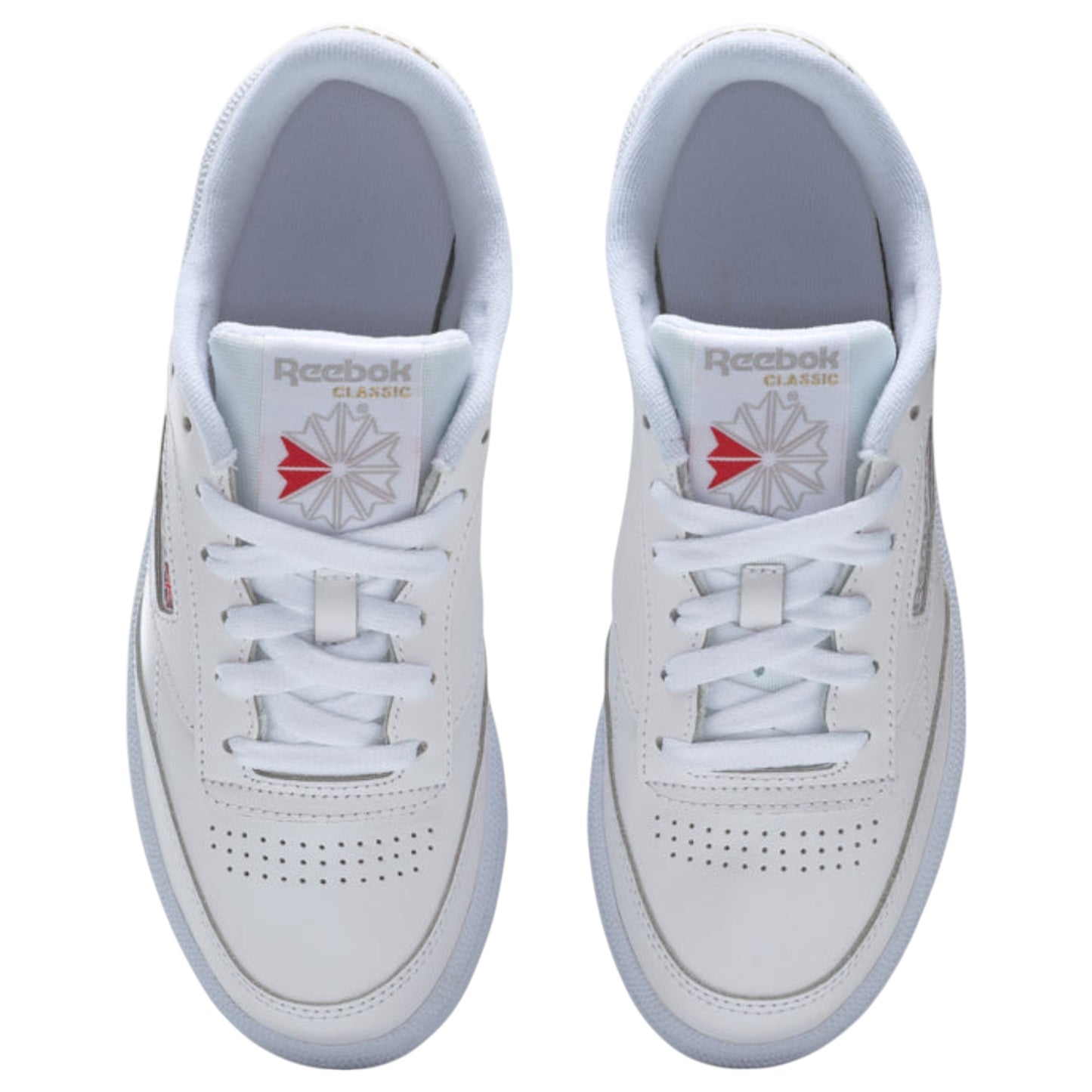 Womens Reebok Club C 85 Shoes White/Light Grey
