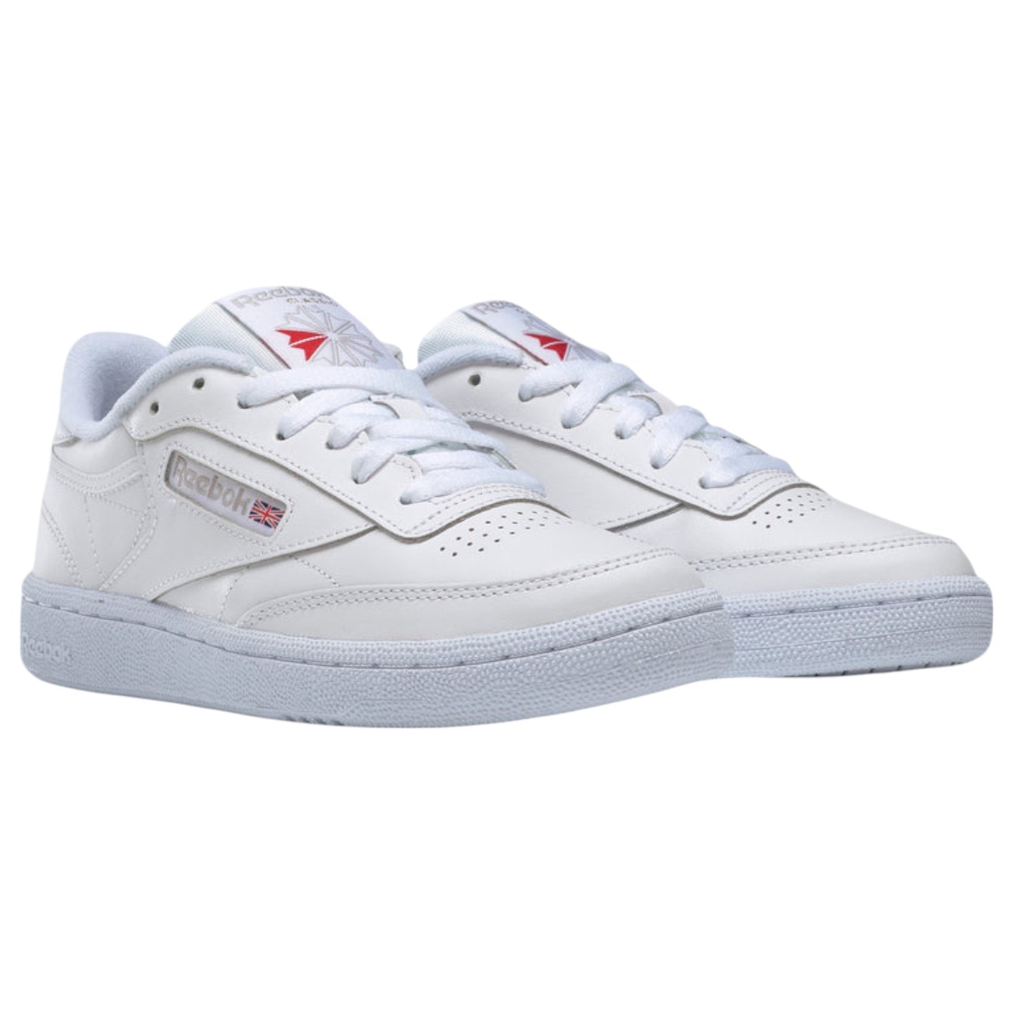 Womens Reebok Club C 85 Shoes White/Light Grey