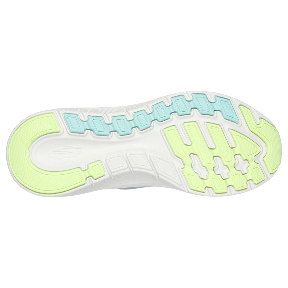 Women Skechers Arch Fit 2.0 - Easy Chic Shoes Blue/Lime