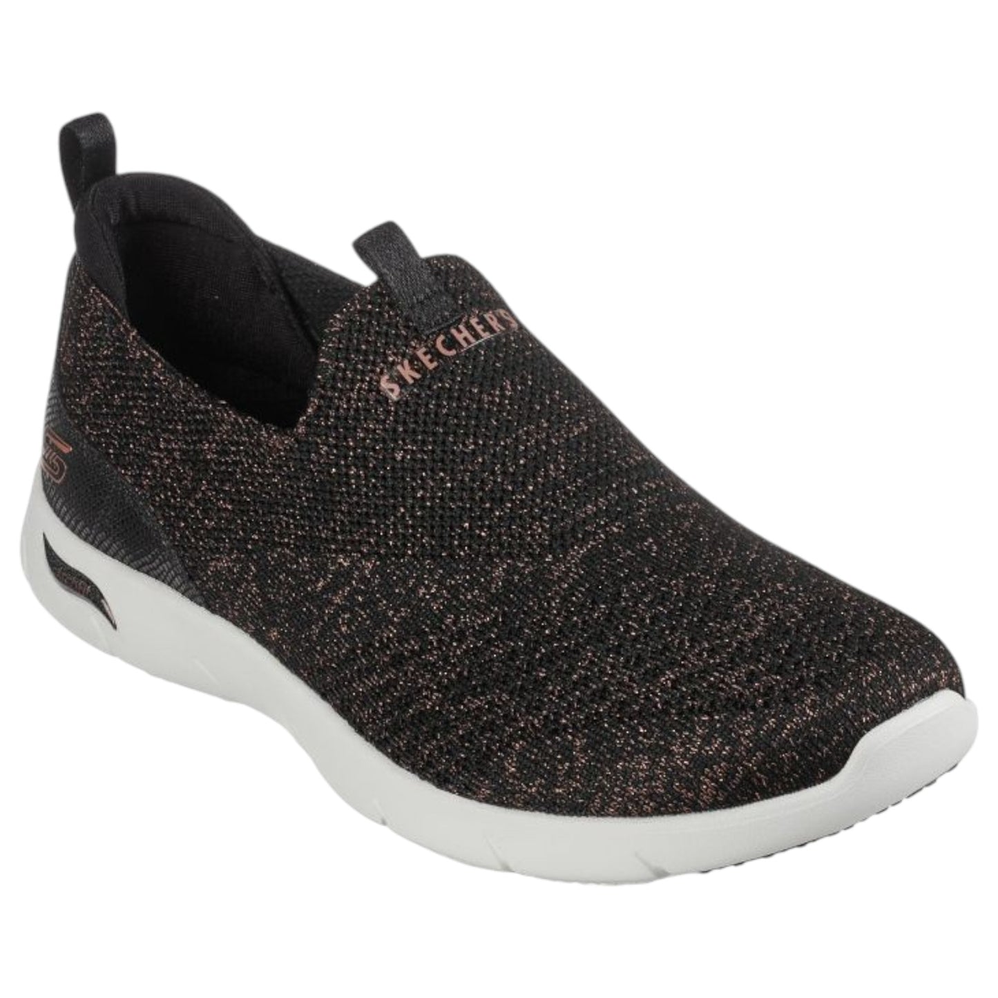 Womens Skechers Arch Fit Refine - Showcase Shoes Black/Rose Gold