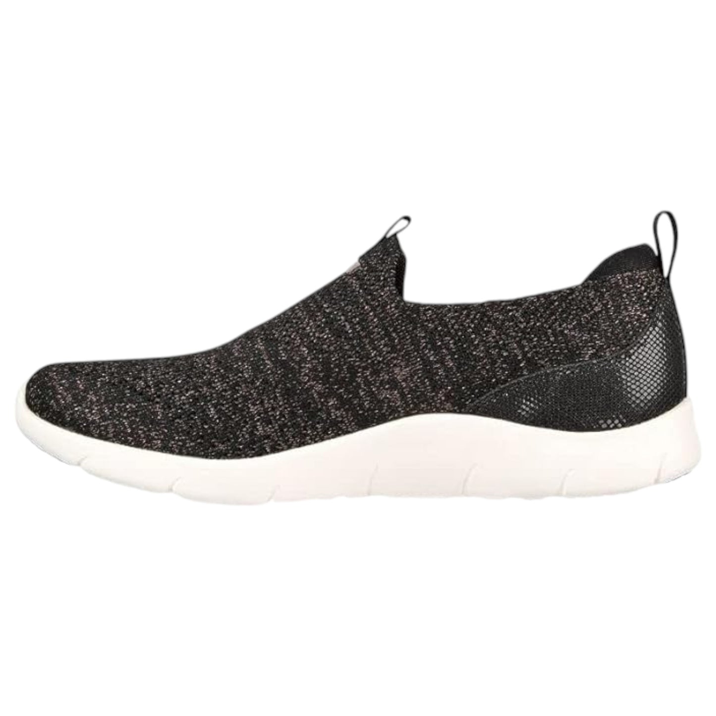 Womens Skechers Arch Fit Refine - Showcase Shoes Black/Rose Gold