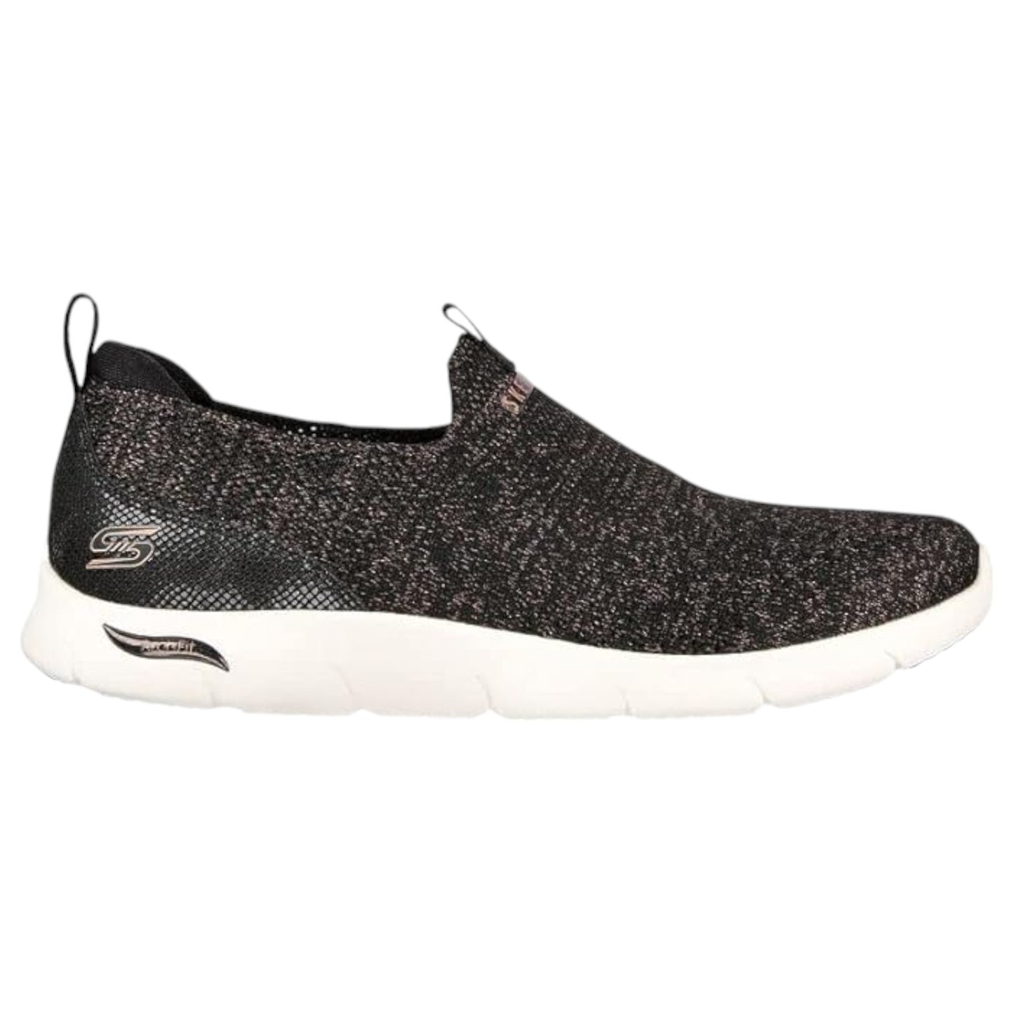 Womens Skechers Arch Fit Refine - Showcase Shoes Black/Rose Gold