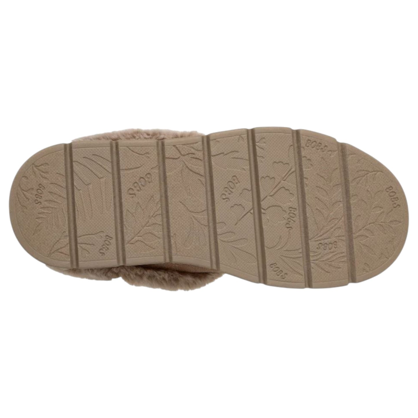 Womens Skechers BOBS Keepsakes Lite - Cozy Blend Slippers Taupe/Silver