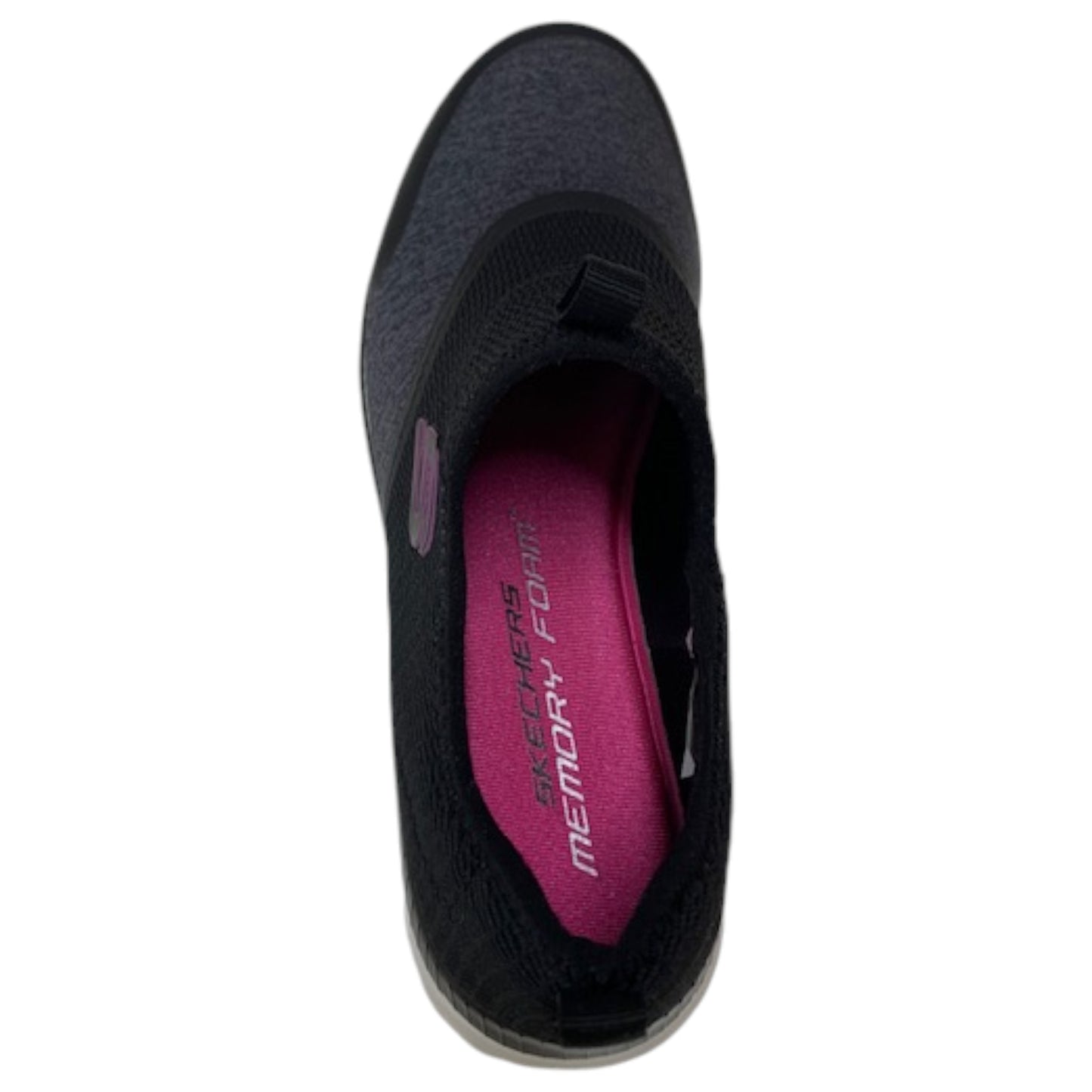 Womens Skechers Bountiful Shoes Black/White