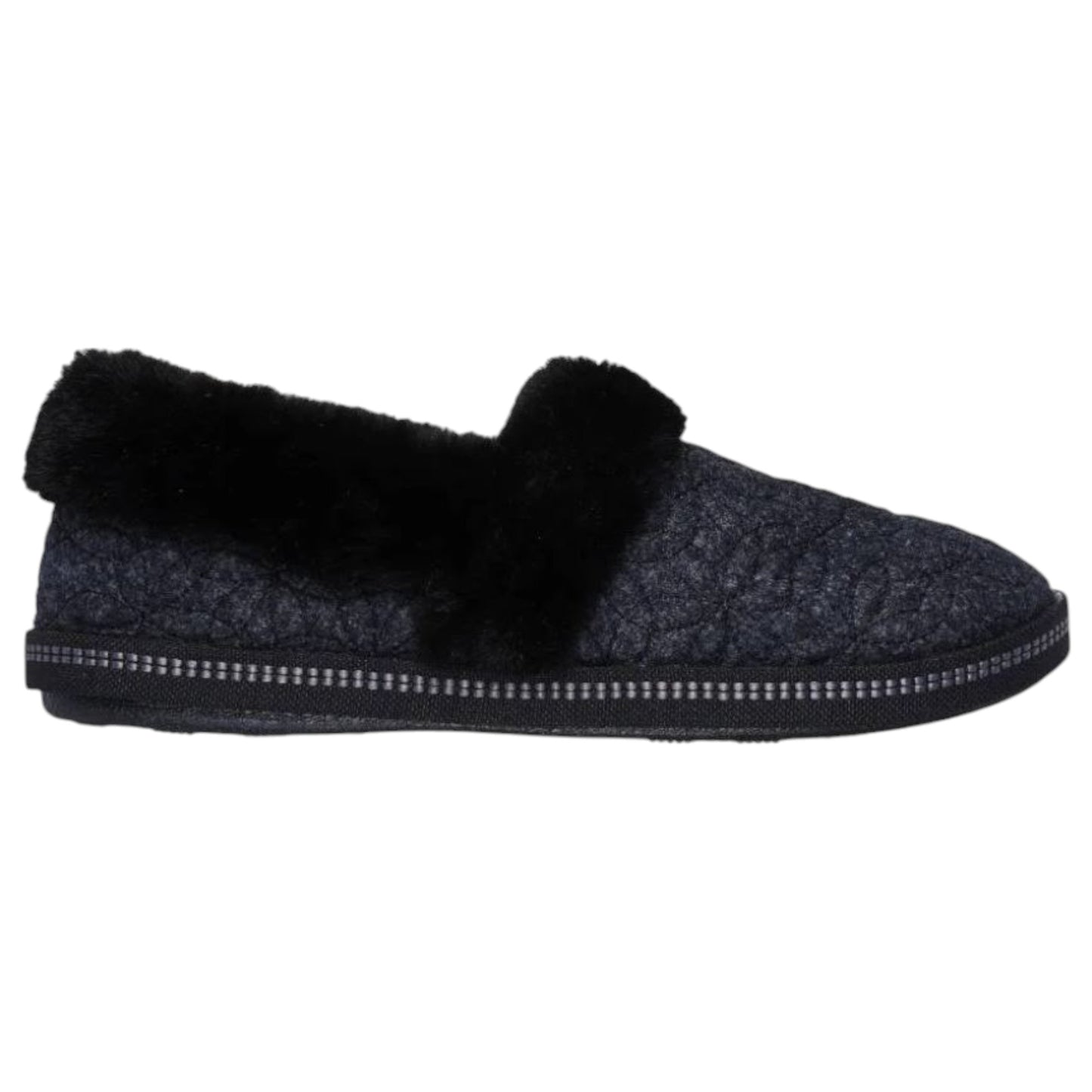 Womens Skechers Skechers Cozy Campfire - Bright Blossom Slippers Black