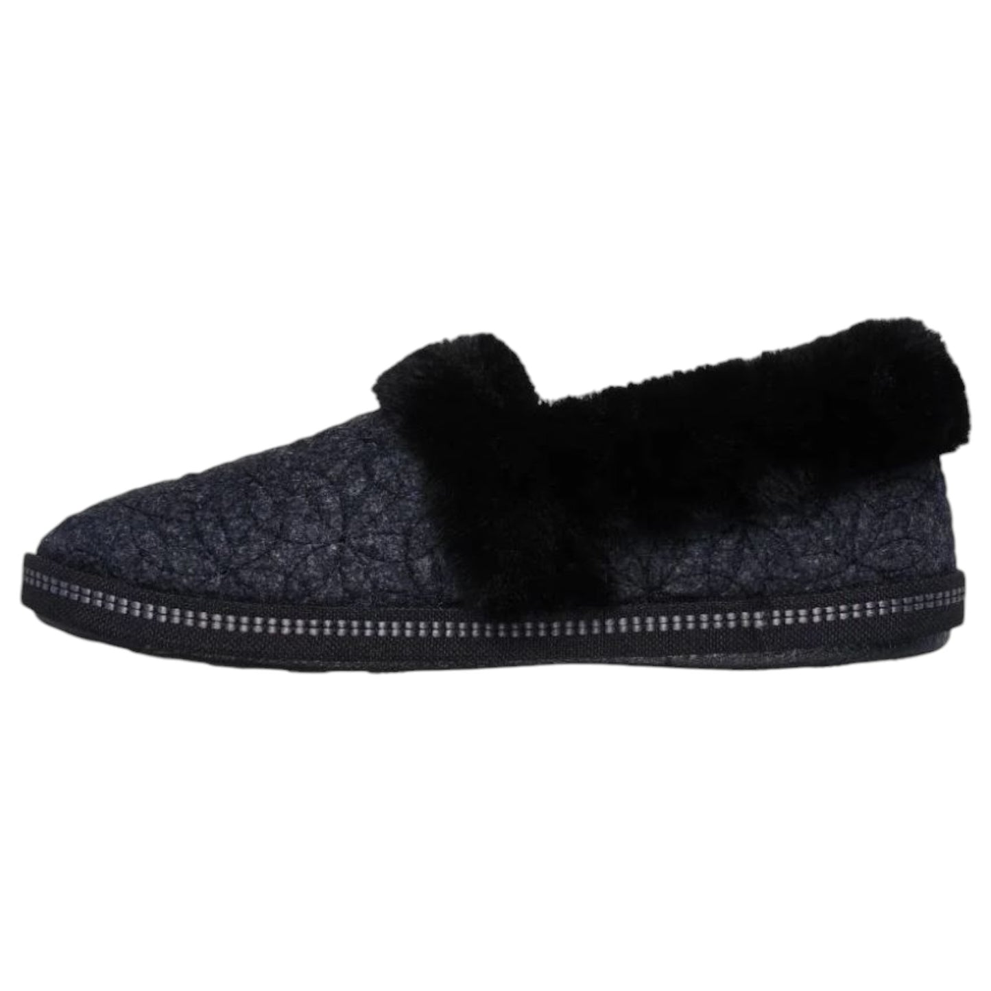 Womens Skechers Skechers Cozy Campfire - Bright Blossom Slippers Black