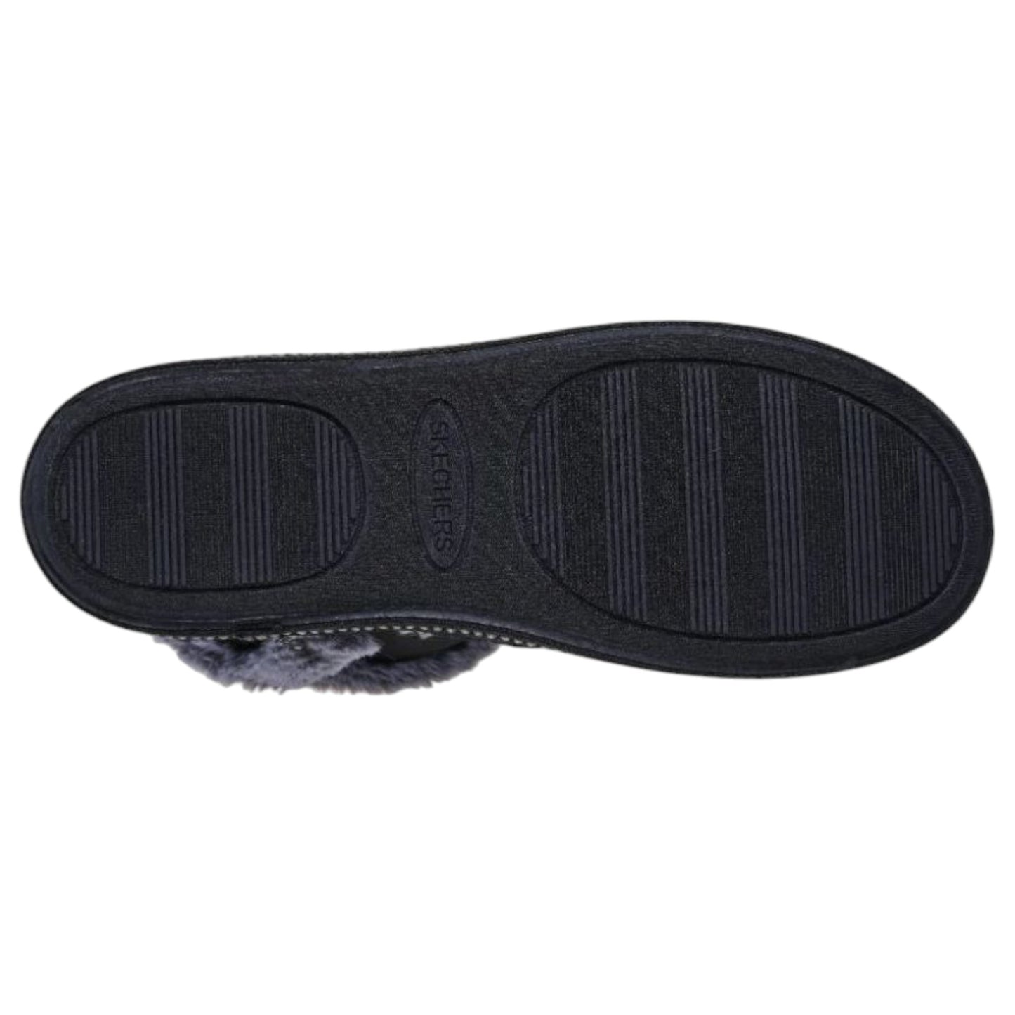 Womens Skechers Cozy Campfire Fresh Breeze Slippers Black
