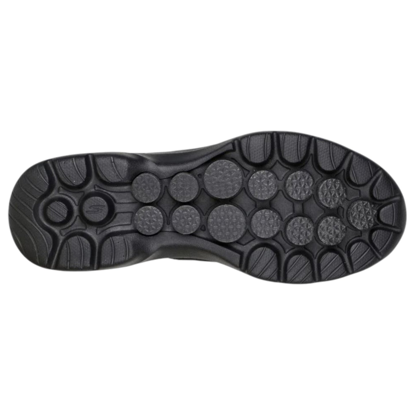 Womens Skechers Go Walk 6 - Ocean Crystal Shoes Black/Black