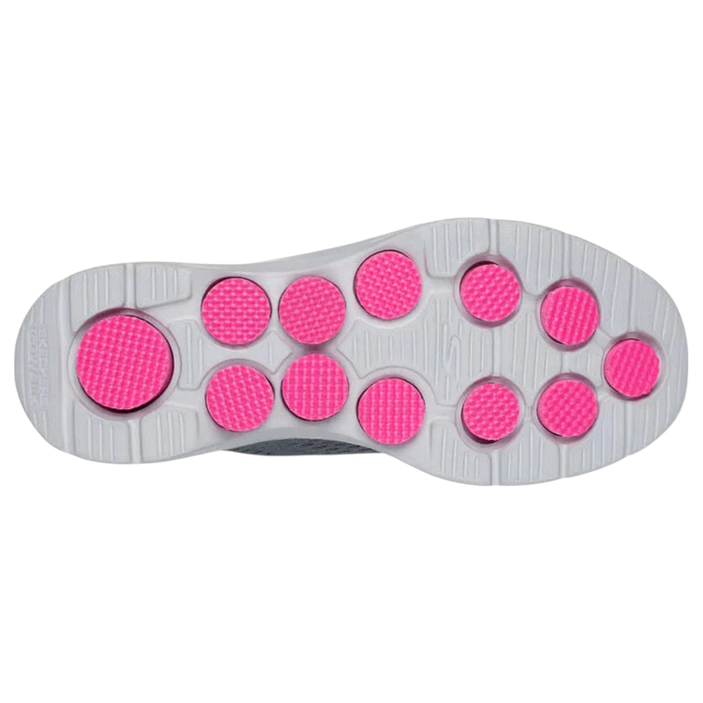 Womens Skechers Go Walk 7 - Sarai Shoes Charcoal/Pink