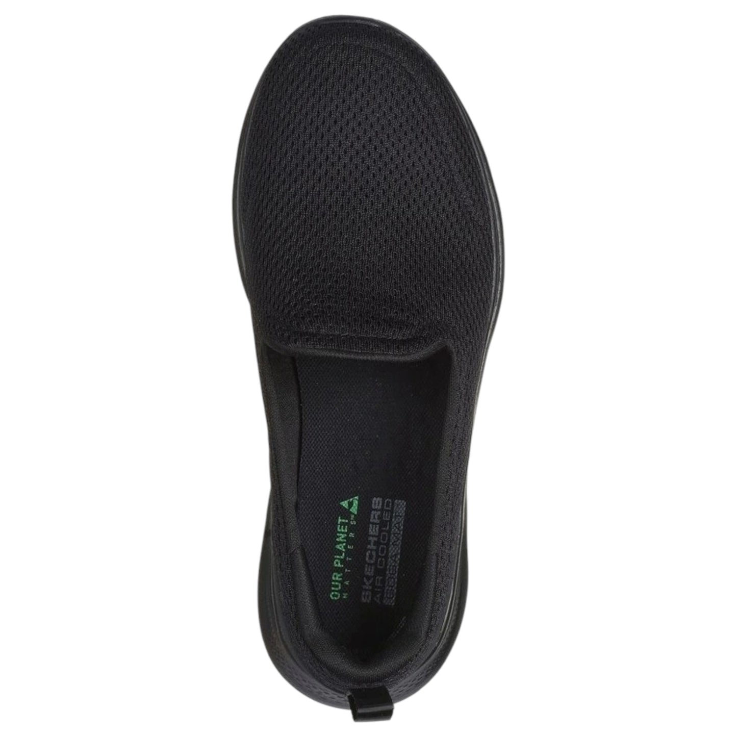 Womens Skechers Go Walk 7 - Razi Wide Fit Shoes Black/Black