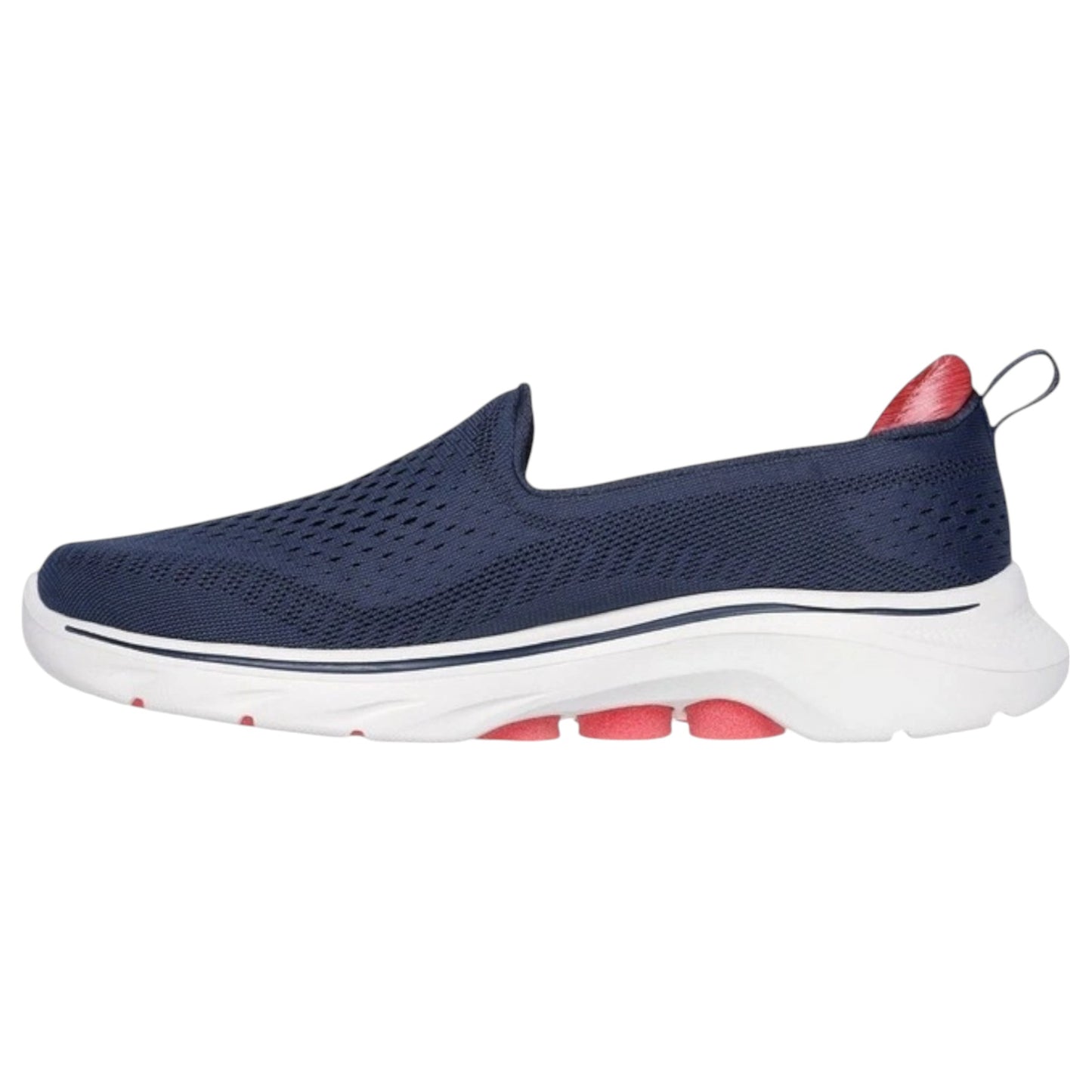 Womens Skechers Go Walk 7 - Vina Shoes Navy/Coral