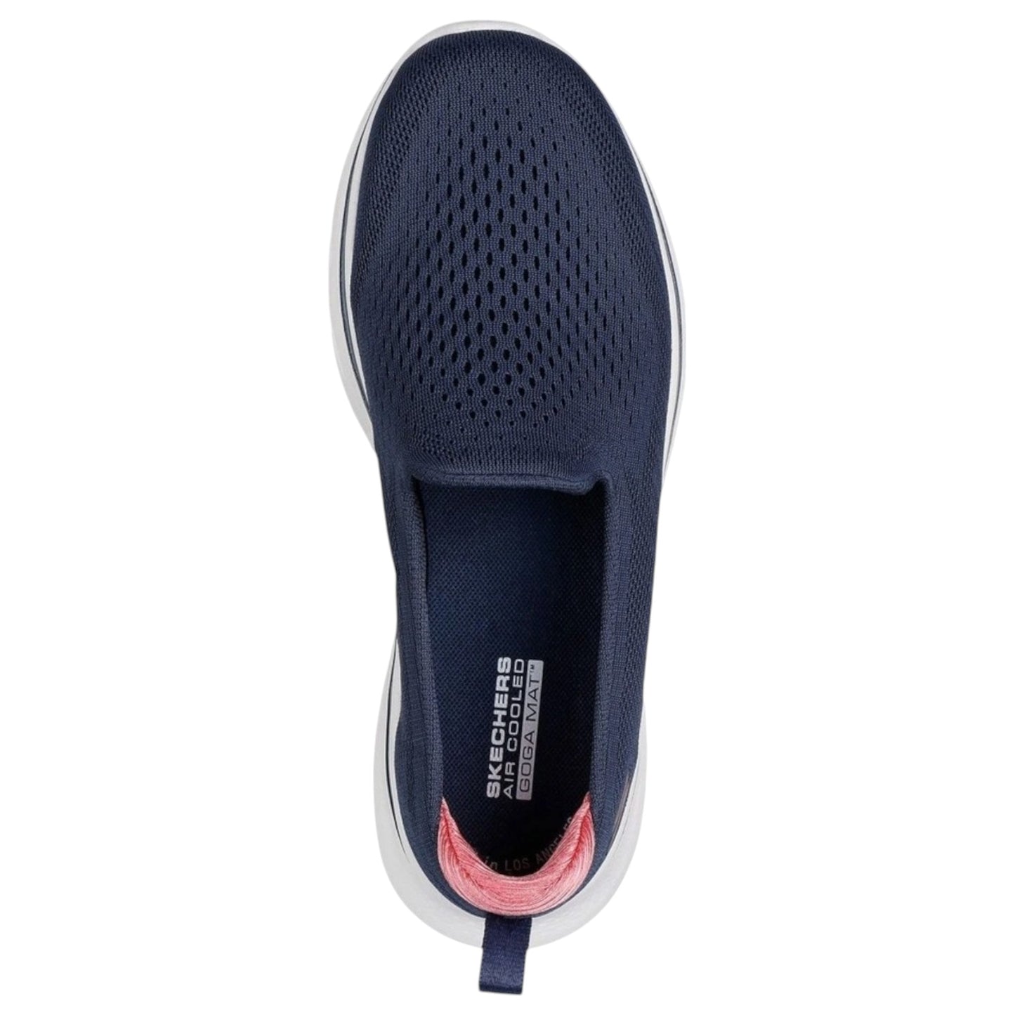 Womens Skechers Go Walk 7 - Vina Shoes Navy/Coral
