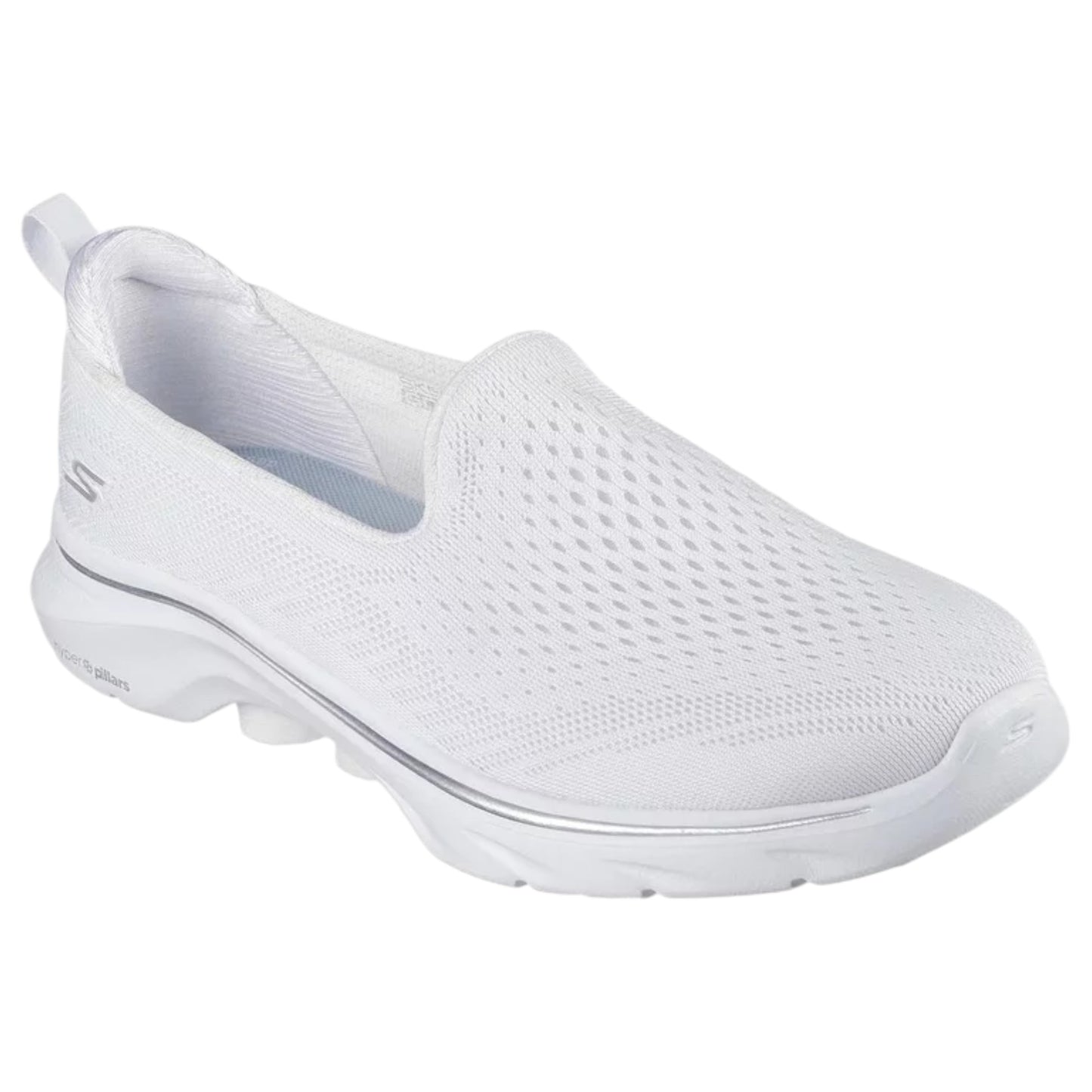 Womens Skechers Go Walk 7 - Vina Shoes White