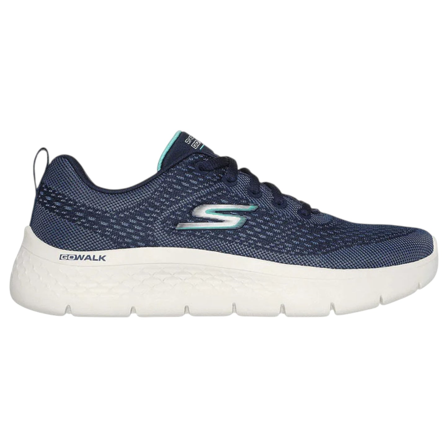 Womens Skechers Go Walk Flex - Kali Shoes Navy/Turquoise