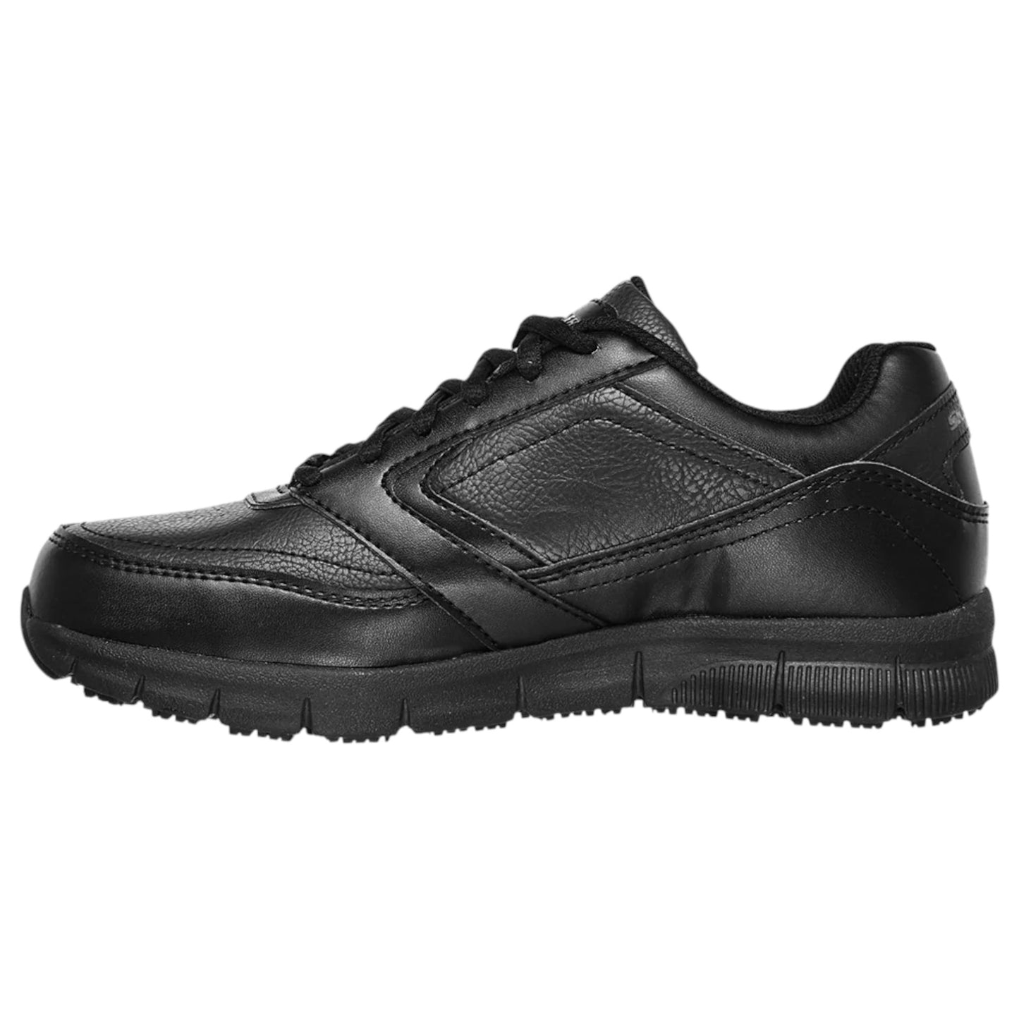 Womens Skechers Nampa - Wyola Slip Resistant Shoes Black