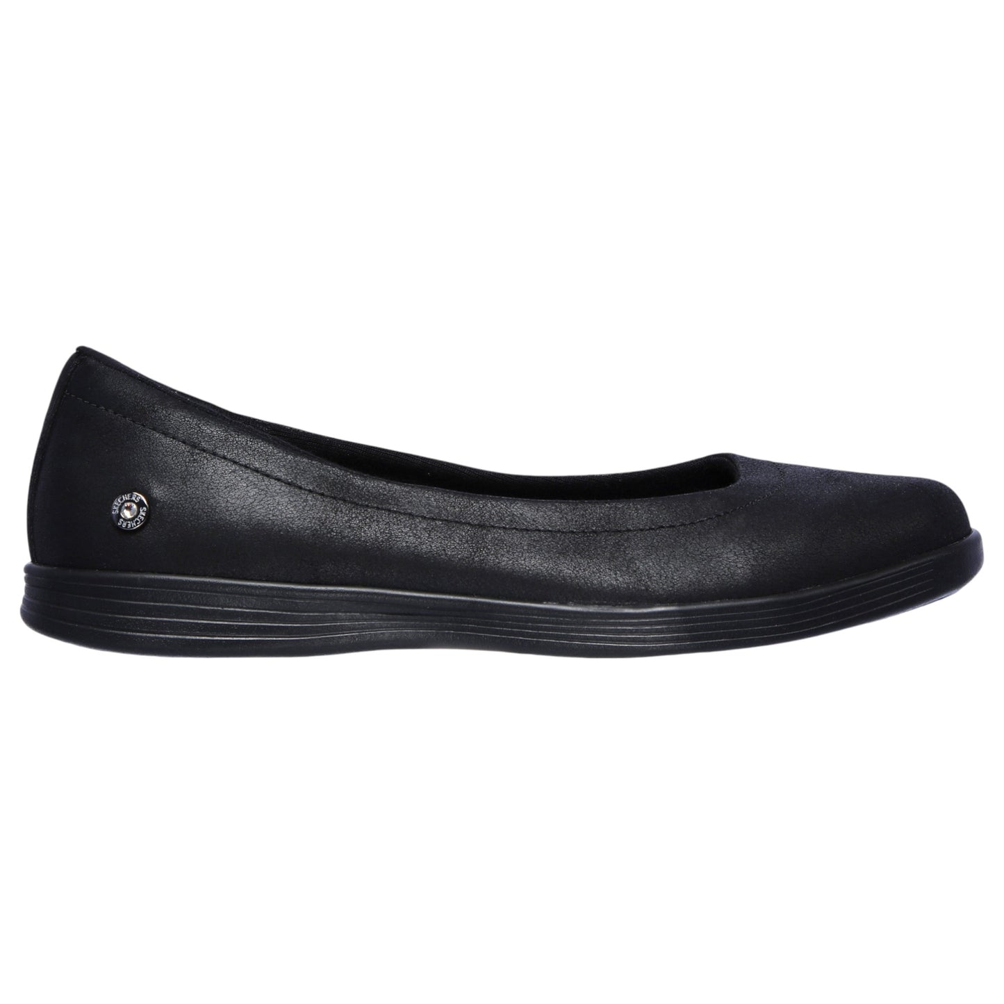 Womens Skechers On-The-Go Dreamy - Nightout Flats Black/Black