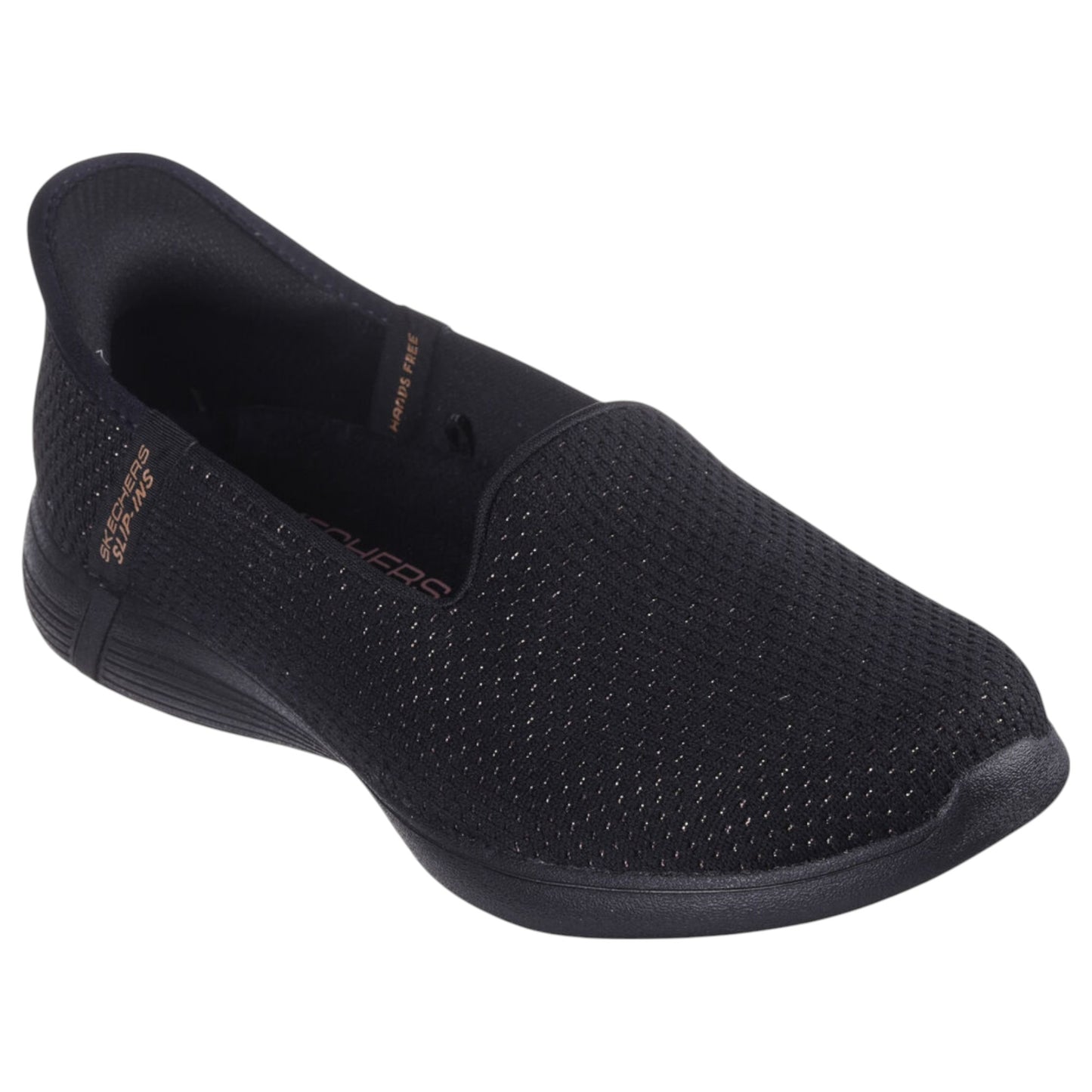 Womens Skechers On-The-Go Swift - Luminary Flats Black/Rose Gold