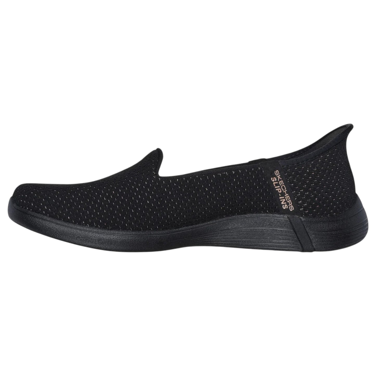 Womens Skechers On-The-Go Swift - Luminary Flats Black/Rose Gold