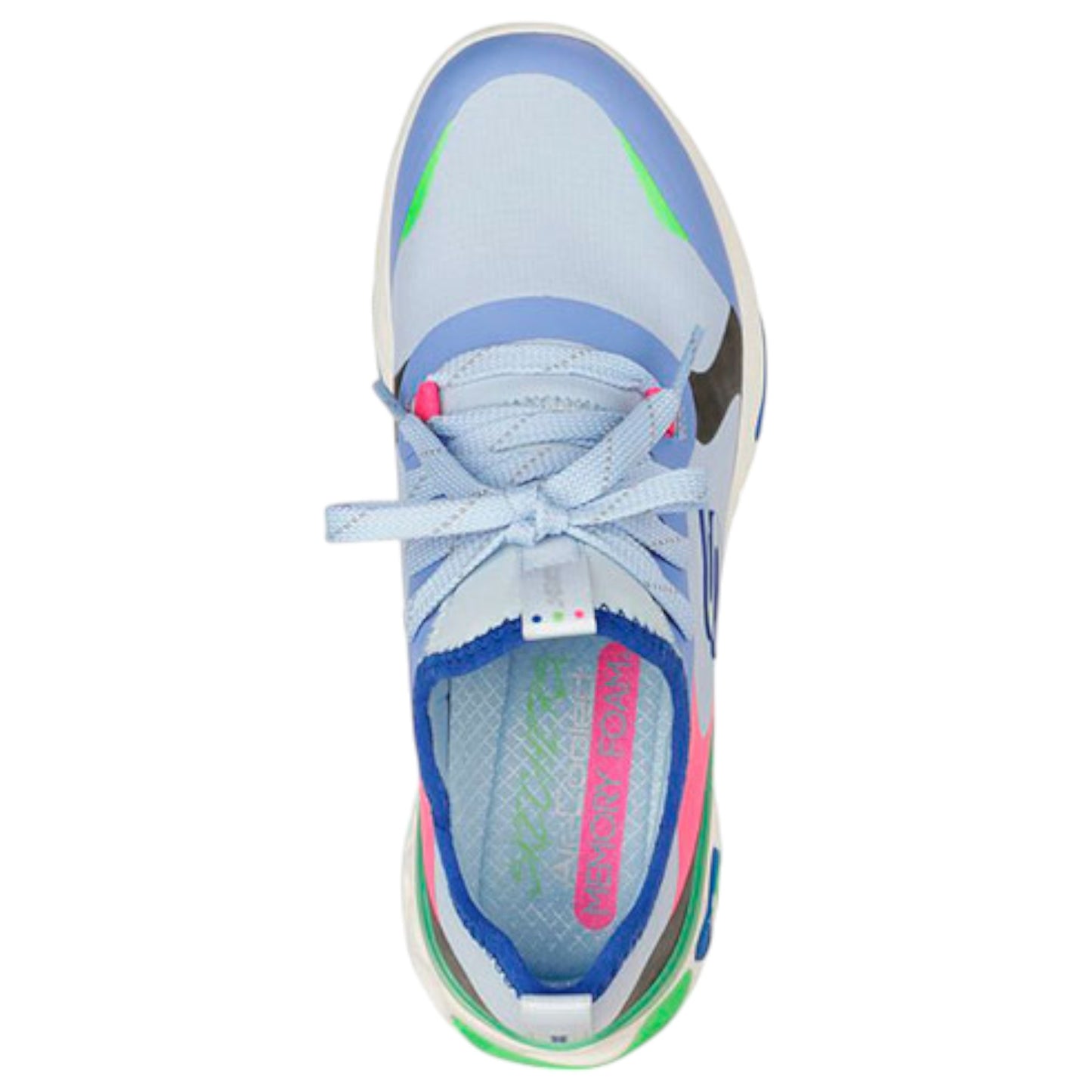 Womens Skechers Eclipse-Stride Bright Shoes White / Multi