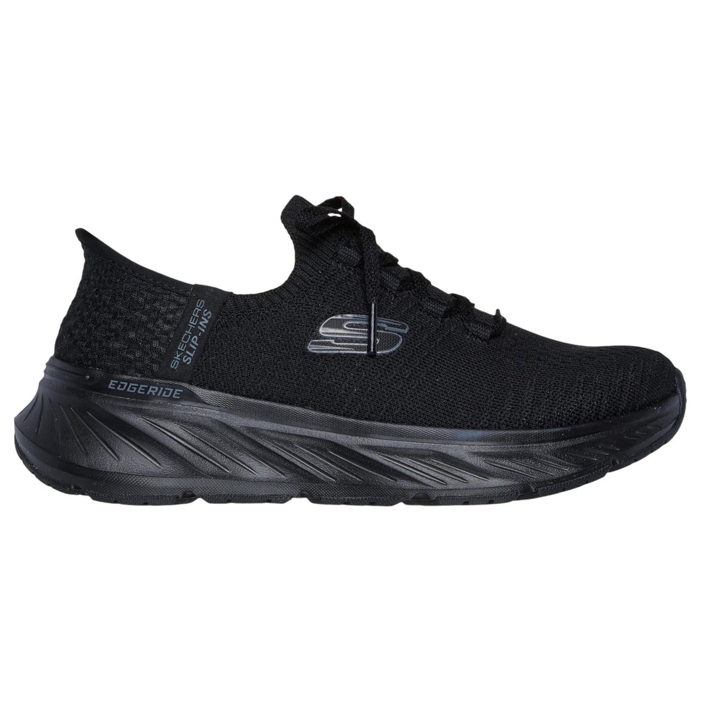 Womens Skechers Slip-Ins Relaxed Fit: Edgeride Shoes Black