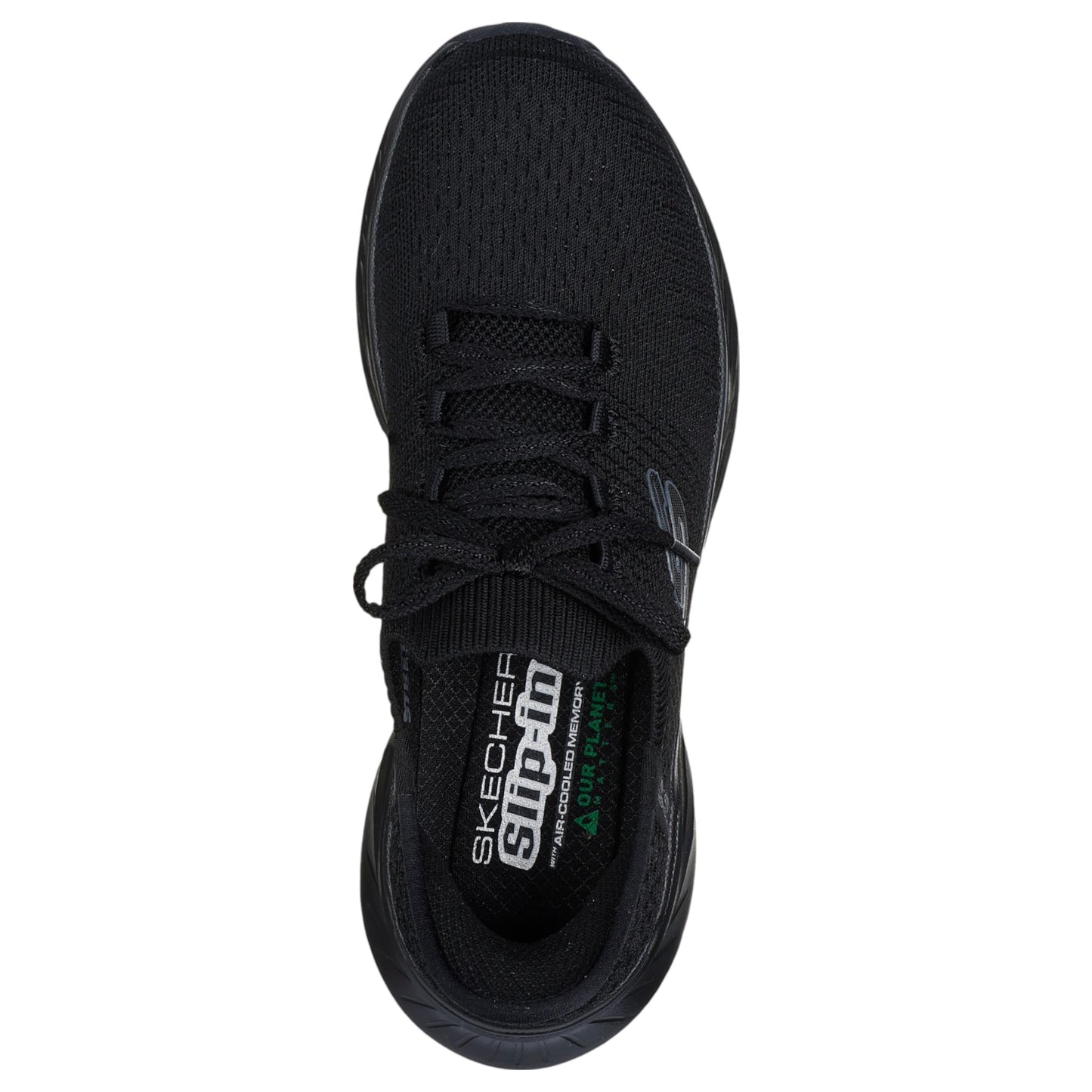 Womens Skechers Slip-Ins Relaxed Fit: Edgeride Shoes Black