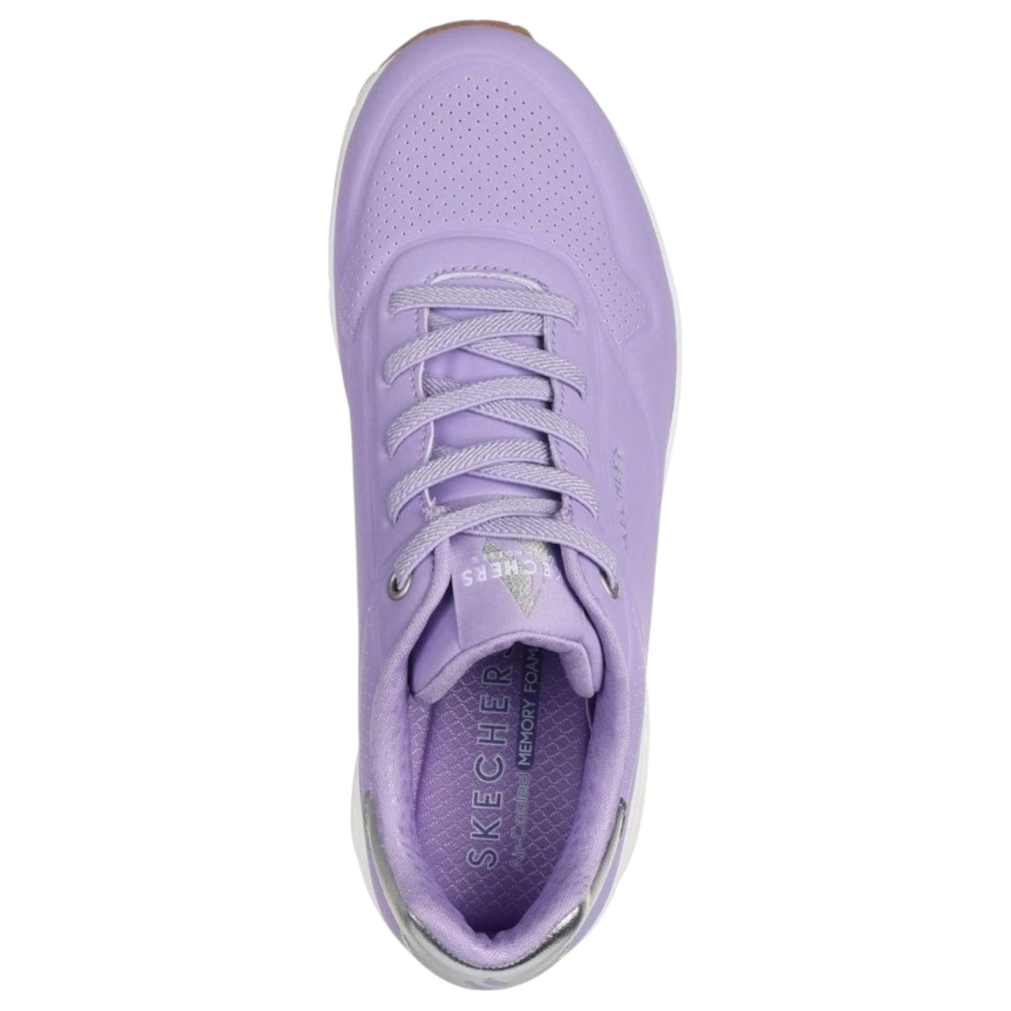 Womens Skechers Uno - Shimmer Away Shoes Lilac