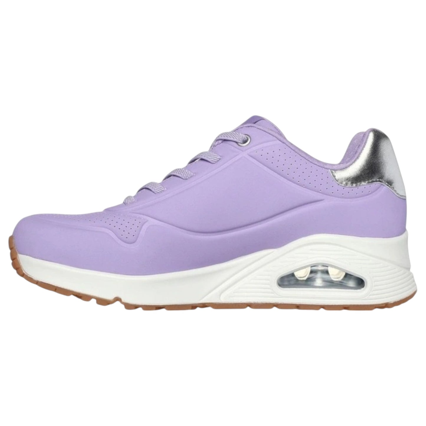 Womens Skechers Uno - Shimmer Away Shoes Lilac