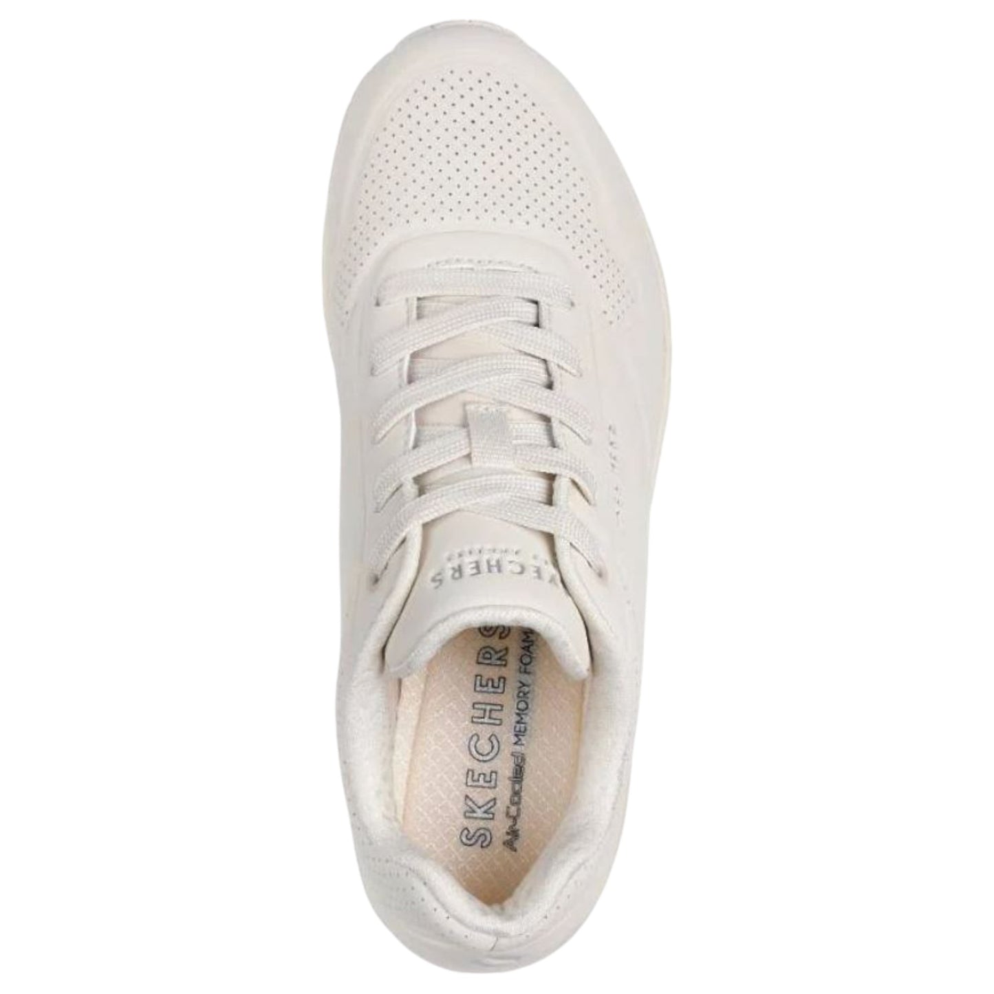 Womens Skechers Uno - Stand On Air Shoes Off White