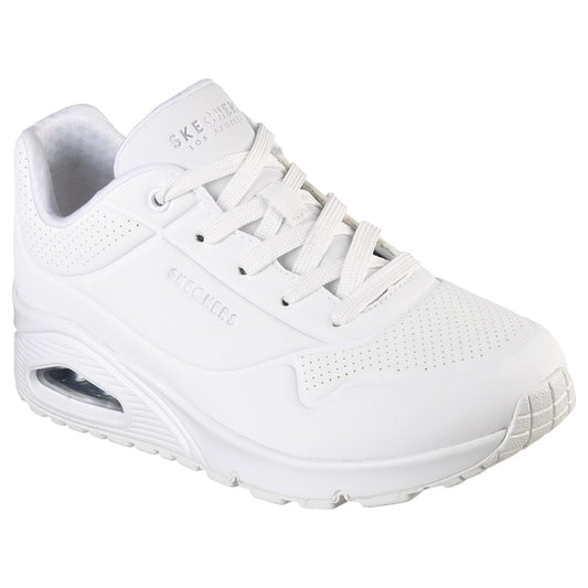 Womens Skechers Uno - Stand On Air Shoes White