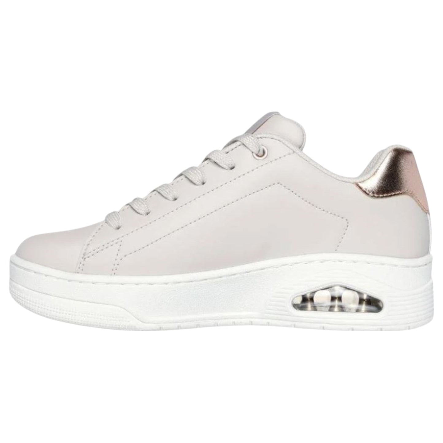 Womens Skechers Uno Court - Courted Air Shoes Natural