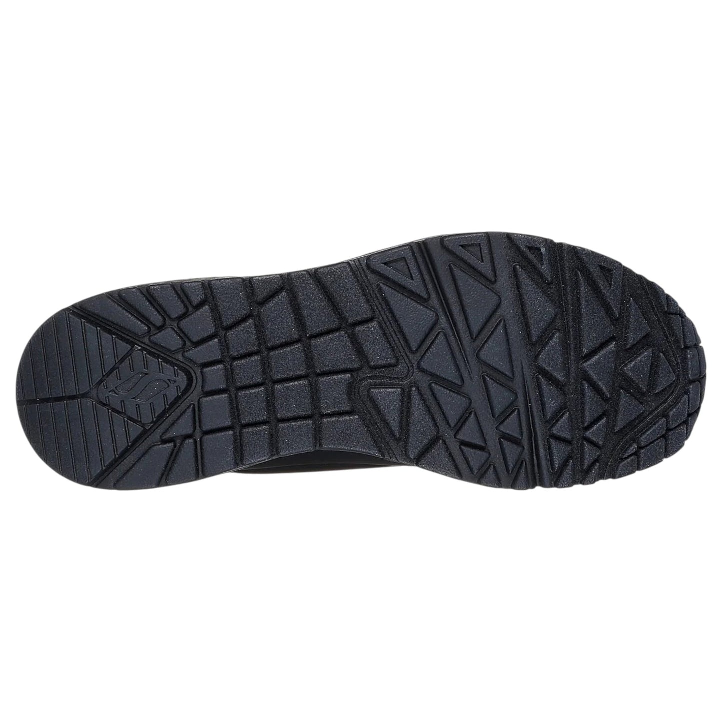 Womens Skechers Uno - Pop Back Athletic Shoes Black/Purple