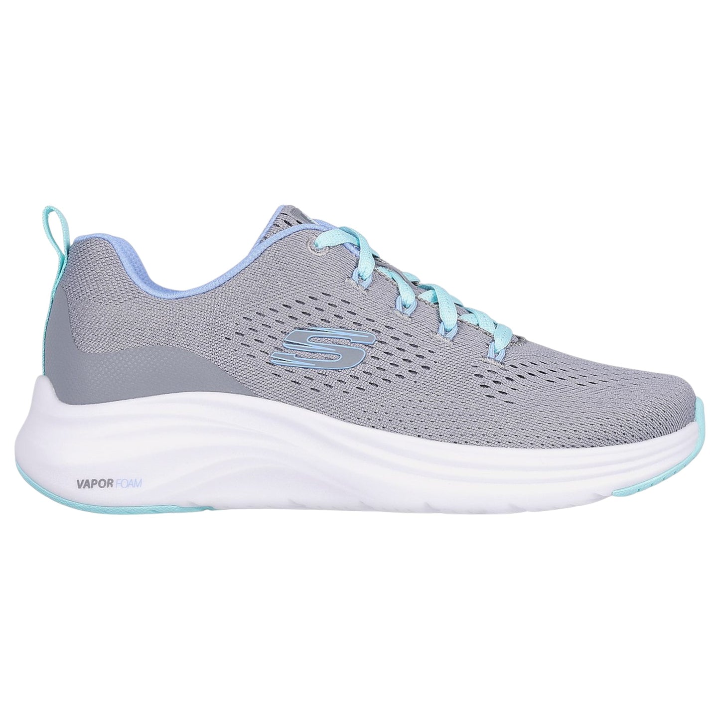 Womens Skechers Vapor Foam - Fresh Trend Shoes Grey/Turquoise