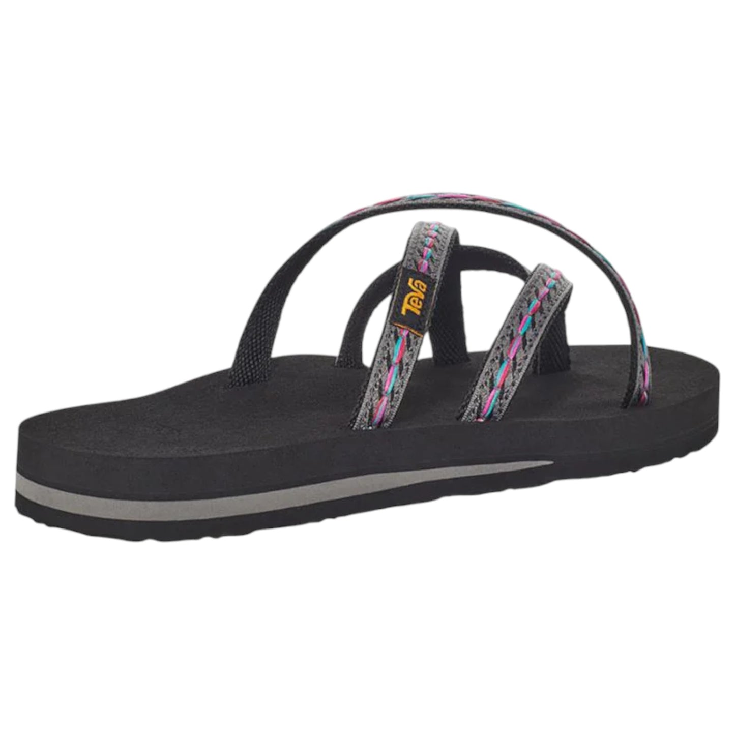 Womens Teva Olowahu Thongs Black Felicitas