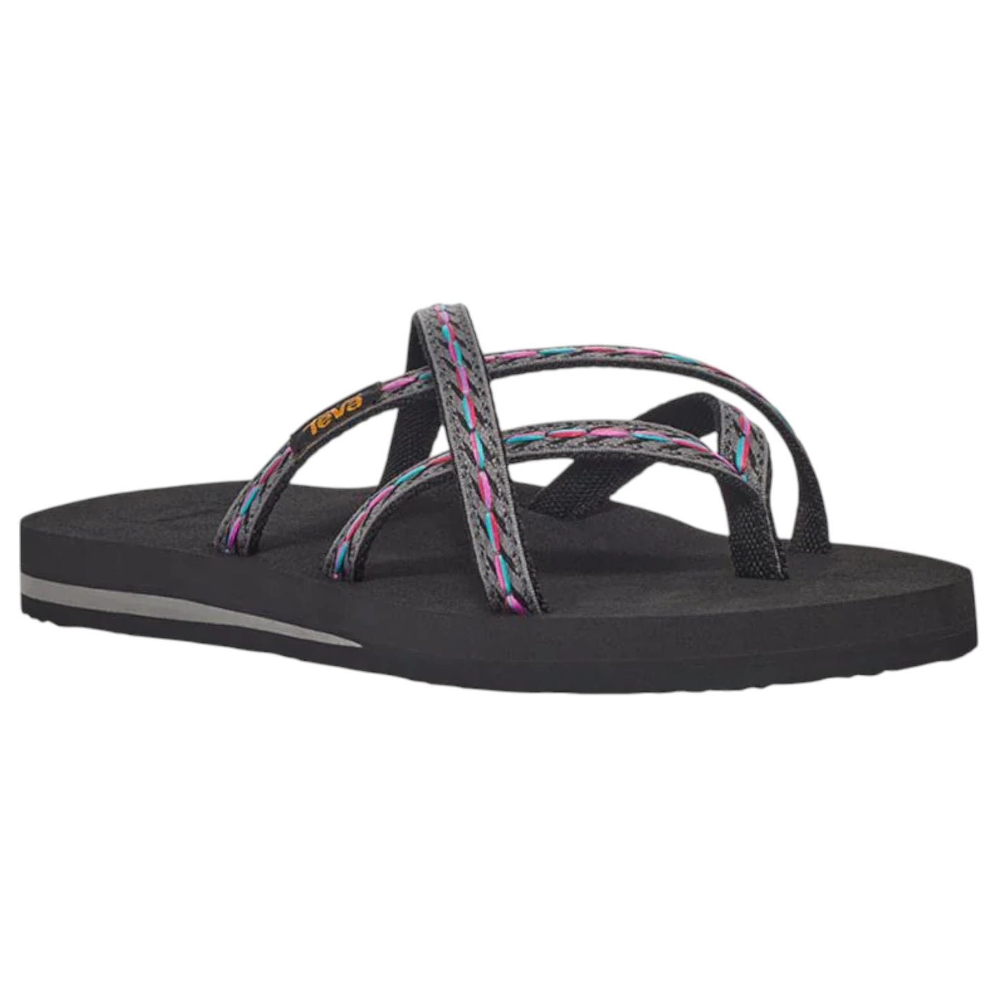 Womens Teva Olowahu Thongs Black Felicitas