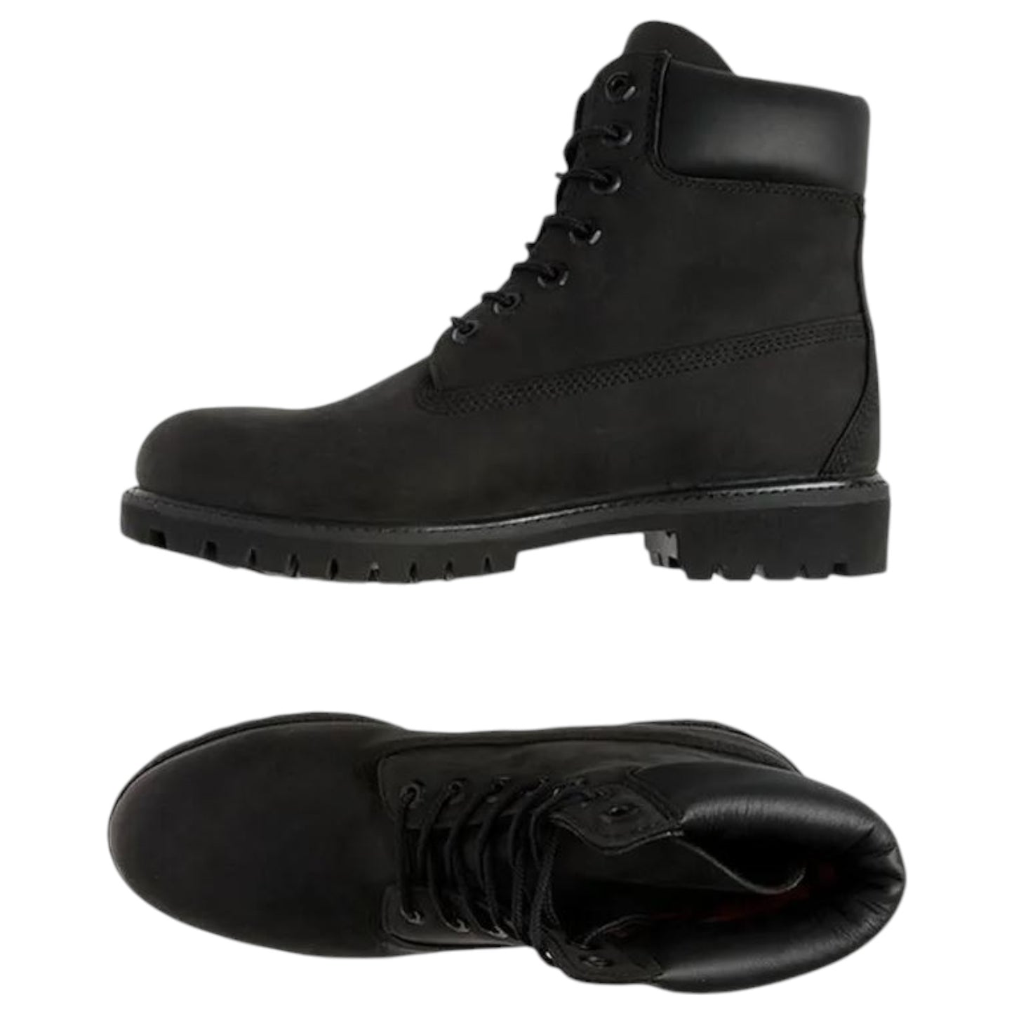 Womens Timberland Classic 6-Inch Waterproof Boots Black Nubuck