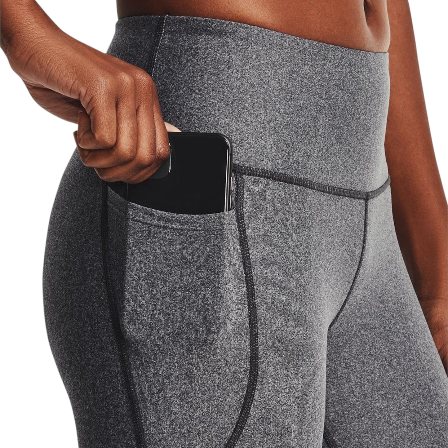 Womens Under Armour Hi Tech Capris Leggings Charcoal