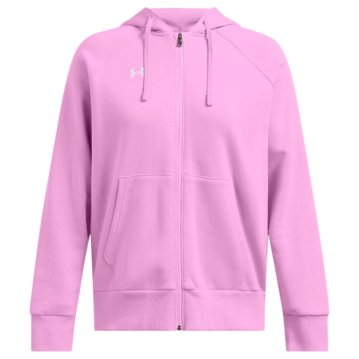 Womens Under Armour Rival Fleece Full Zip Jacket Pink